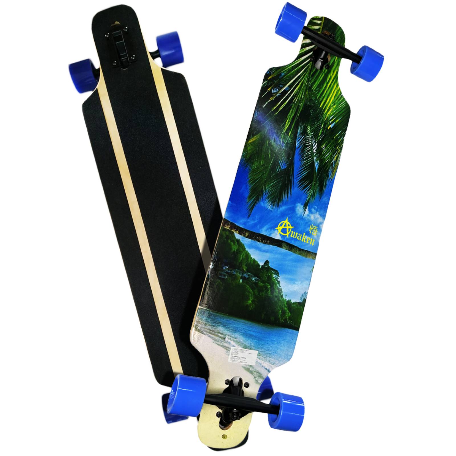 Longboard Patineta Playa 40´´ De Maple Semiprofesional