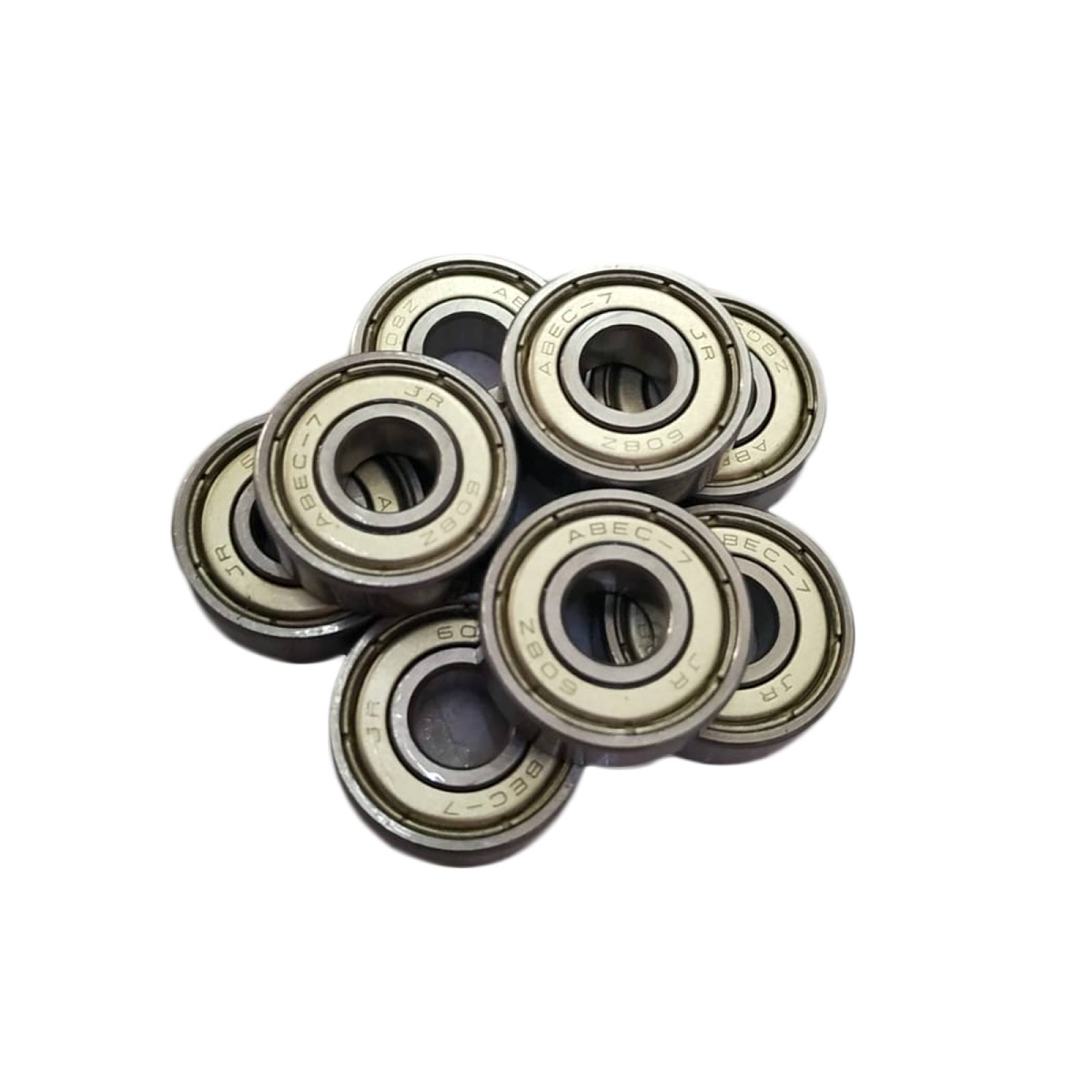 Paquete Con 8 Baleros Abec 7 Para Patinetas Y Patines