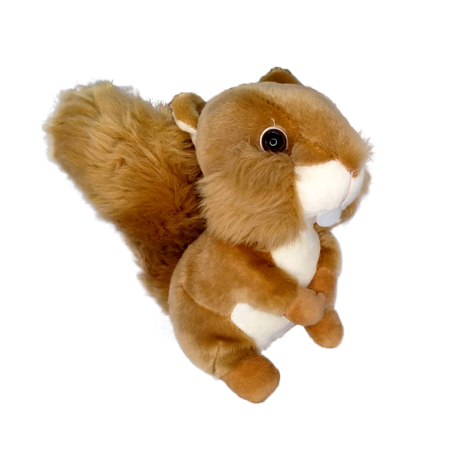 Peluche De Juguete Ardilla Cachetona Café