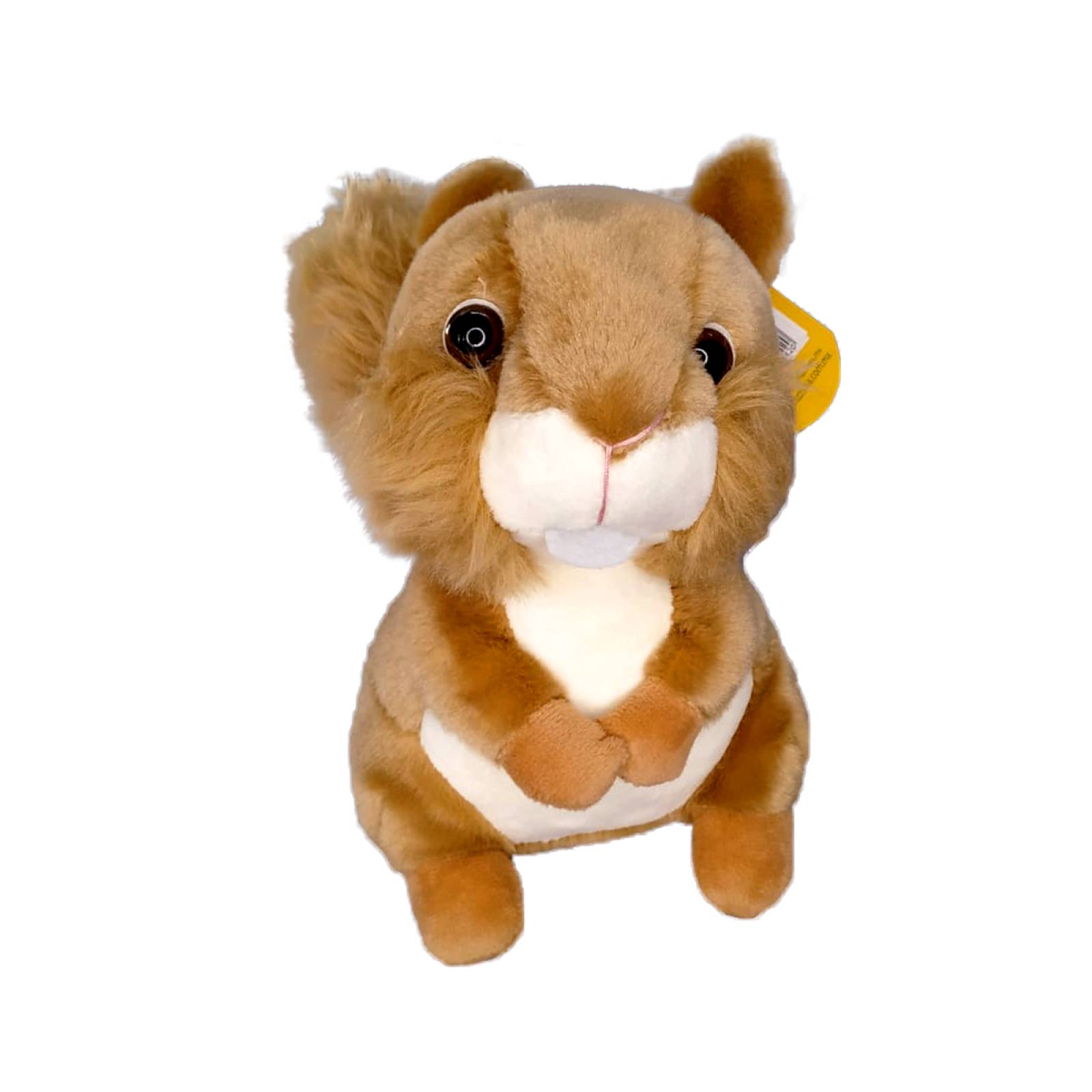 Peluche De Juguete Ardilla Cachetona Café