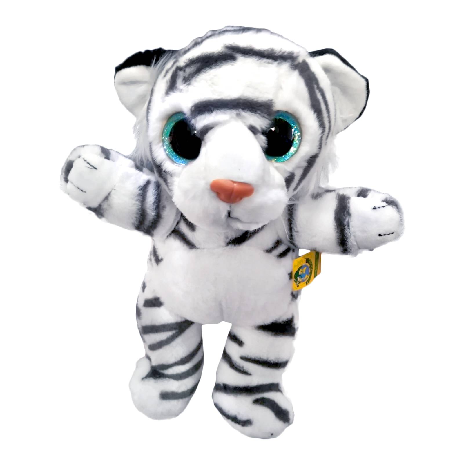 Peluche De Juguete Tigre Garritas Blanco