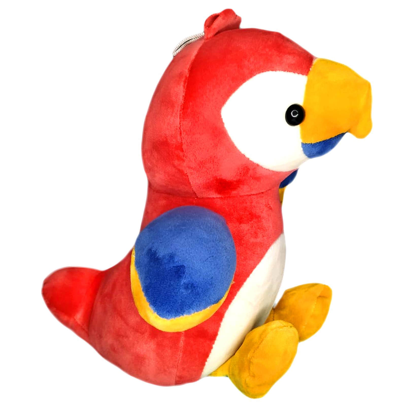 Peluche Loro Perico Rojo Apapachable de Juguete Adorable
