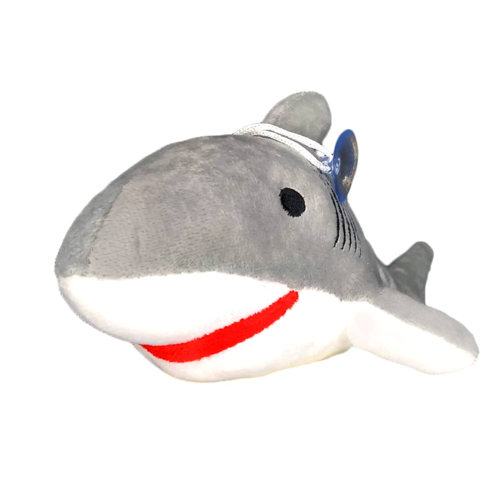 Peluche Esponjoso Tiburon Gris con Chupón Juguete Adorable