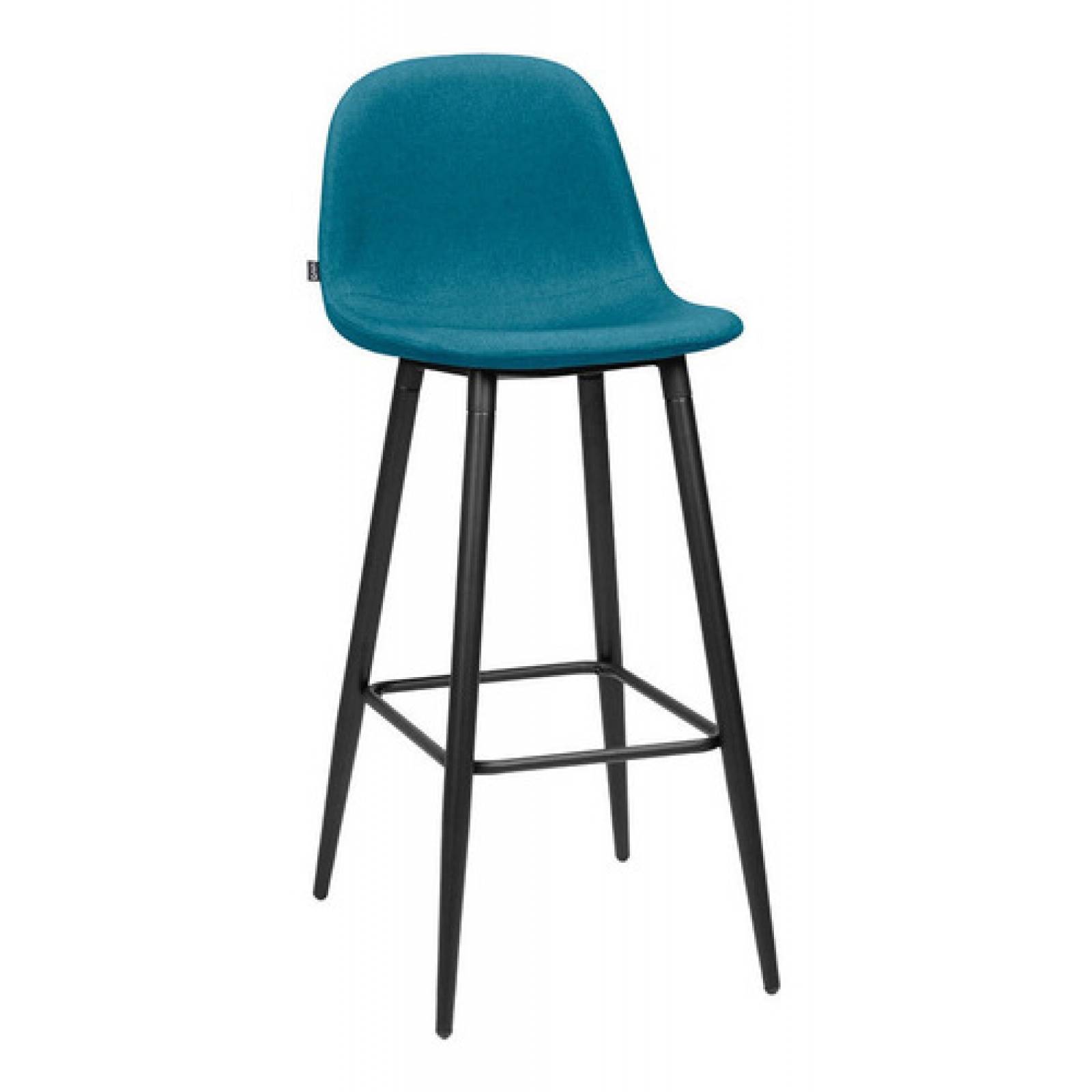 Banco Barra Comedor Retro Tapizada Gaia Coelle   Turquesa