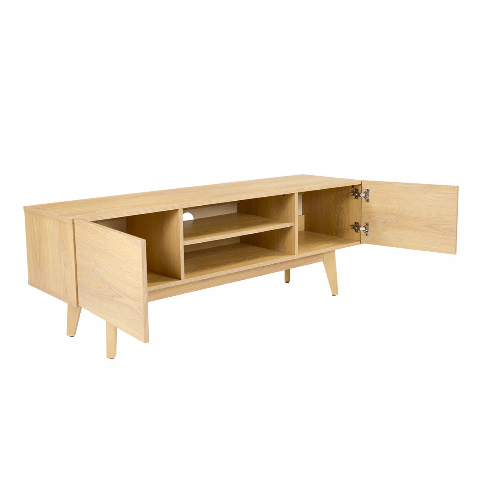 Mueble para tv 150cm Meztli B   Encino