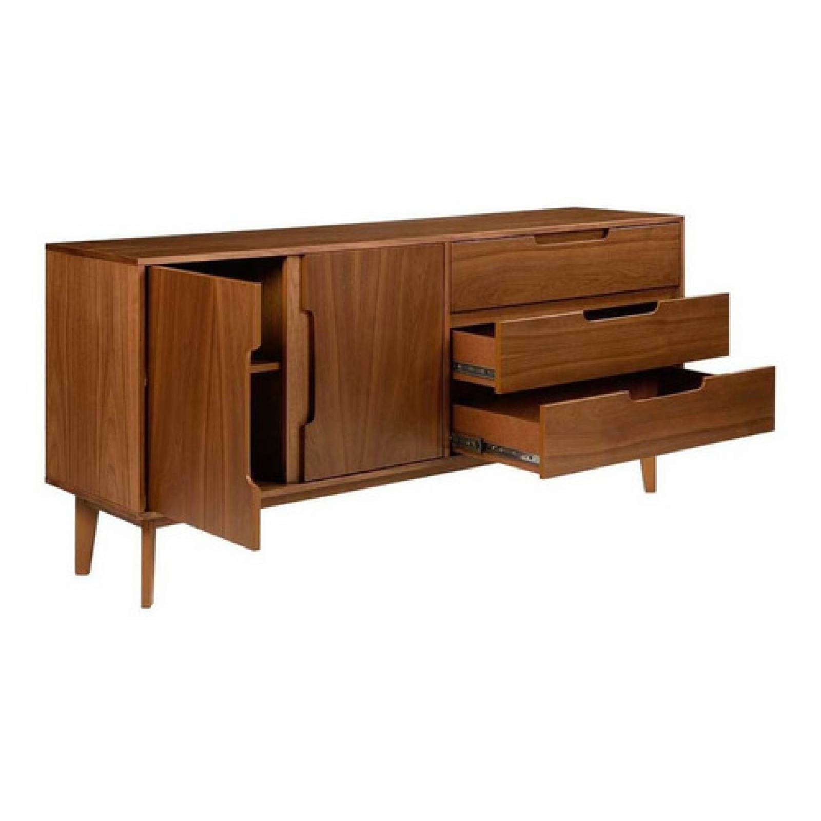 Credenza Comedor Gaia Talitha Madera Nogal Vintage Clasica