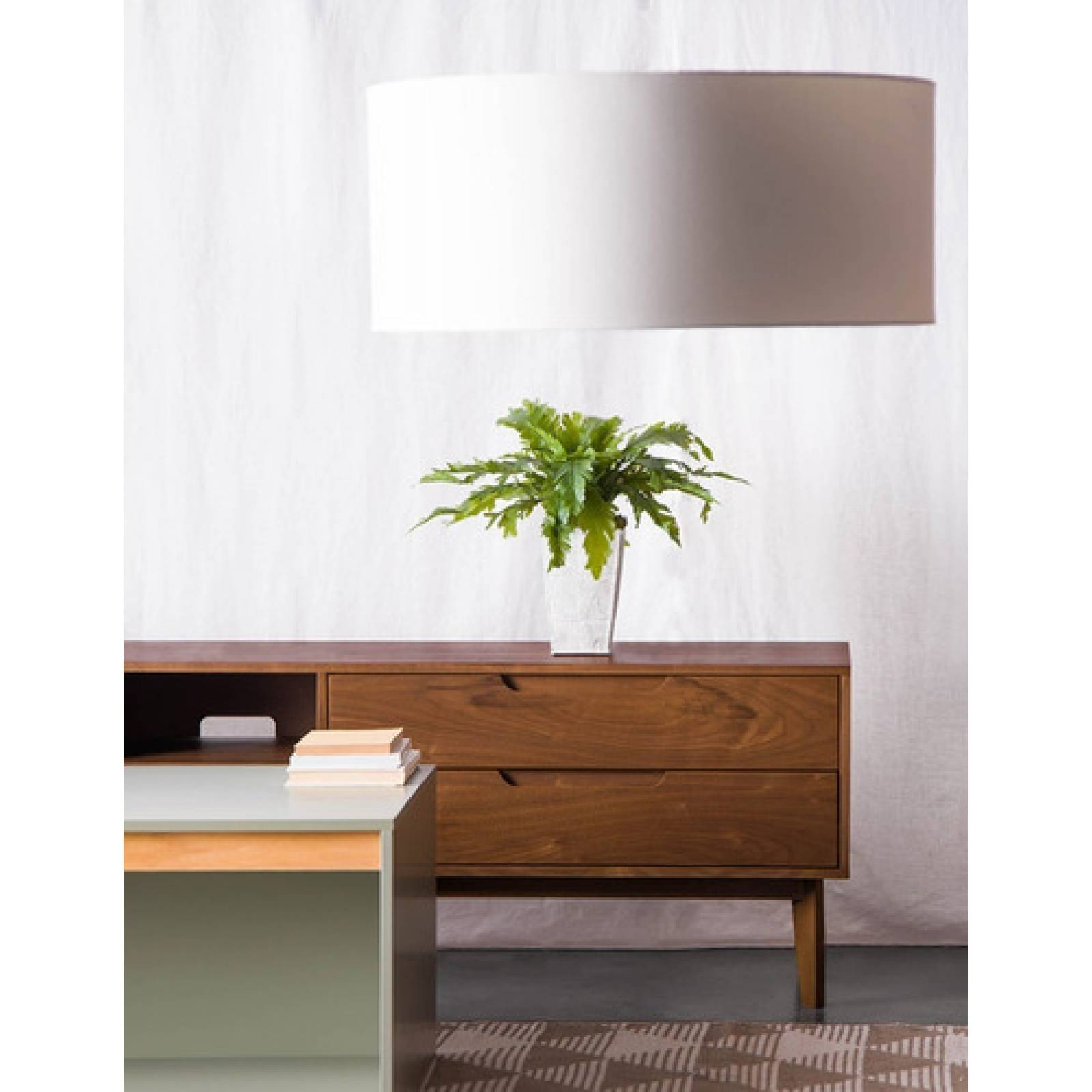 Mueble Tv Gaia Talitha Nogal Centro Entretenimiento 160cm