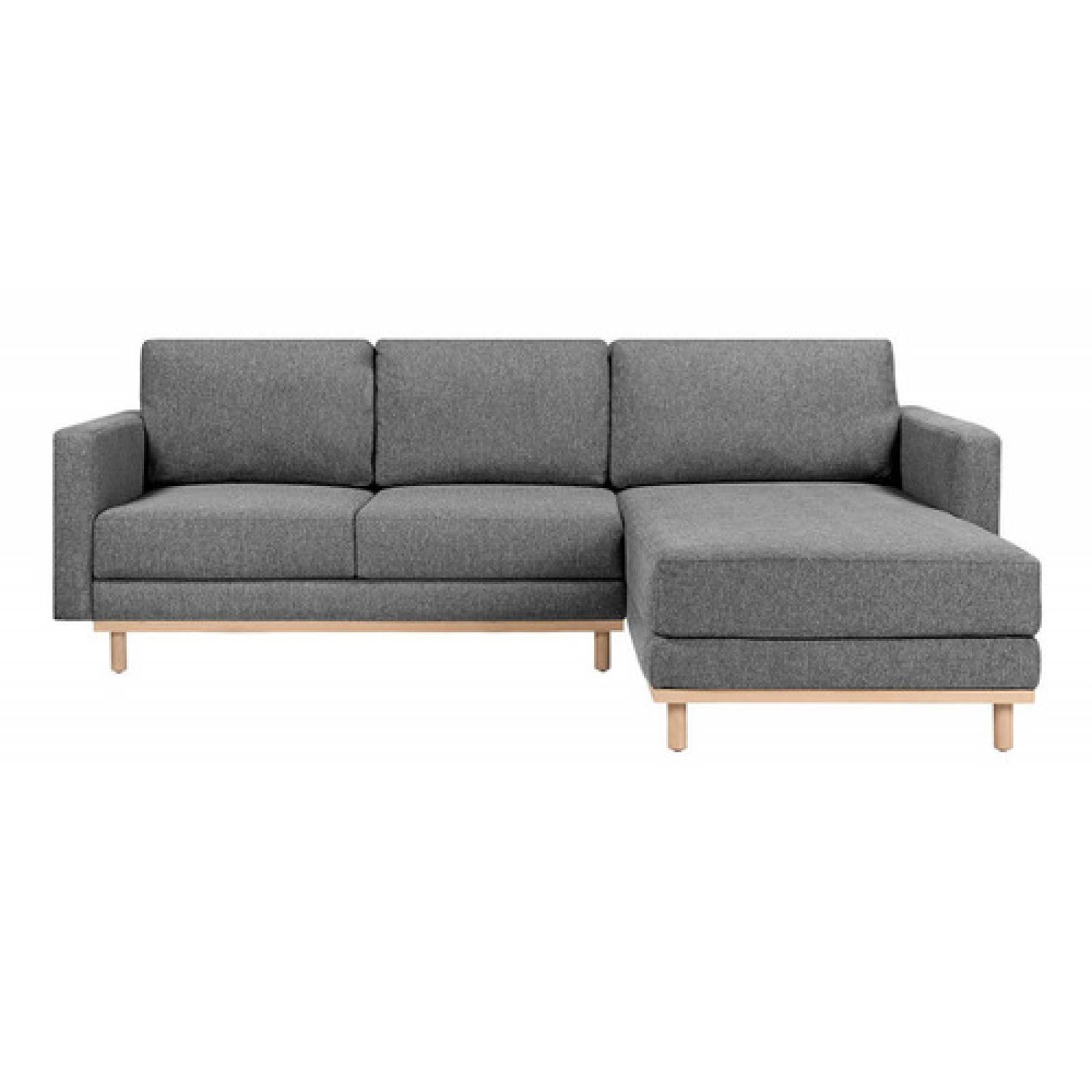 Sala Esquinera Gaia Machaca Derecha Escuadra Lounge Gris Osc