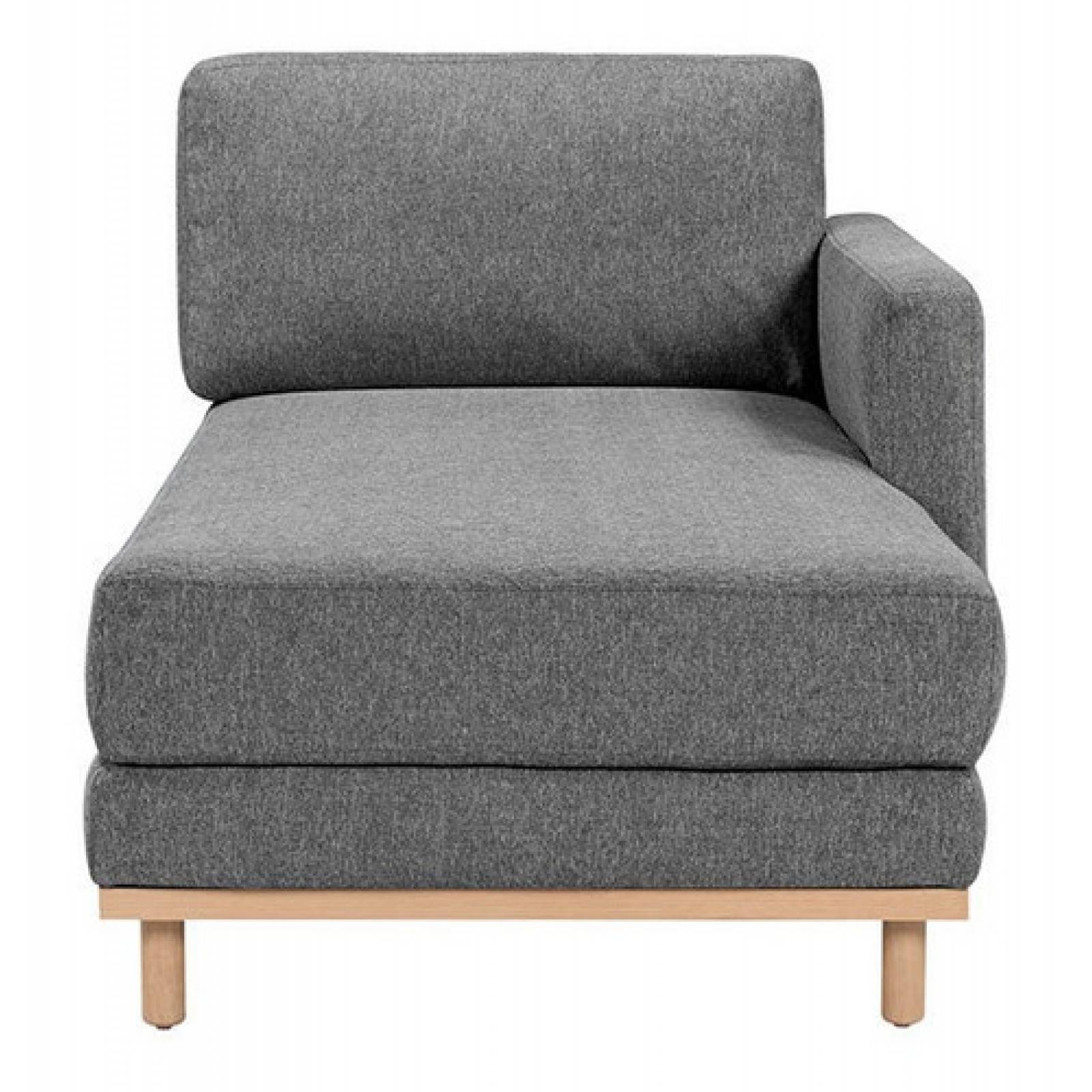 Sala Esquinera Gaia Machaca Derecha Escuadra Lounge Gris Osc