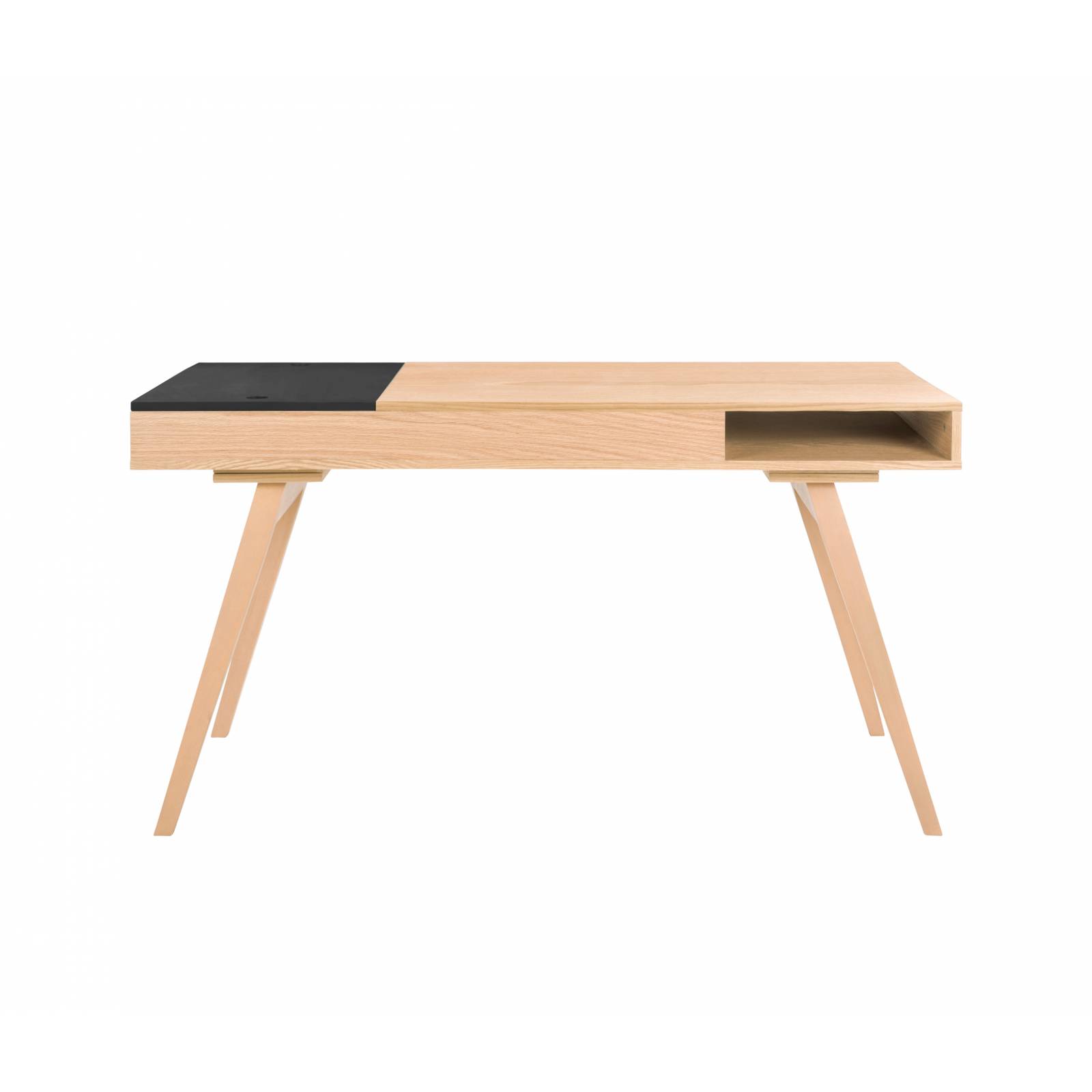 Escritorio Vallarta   Silla replica Eames   Negro