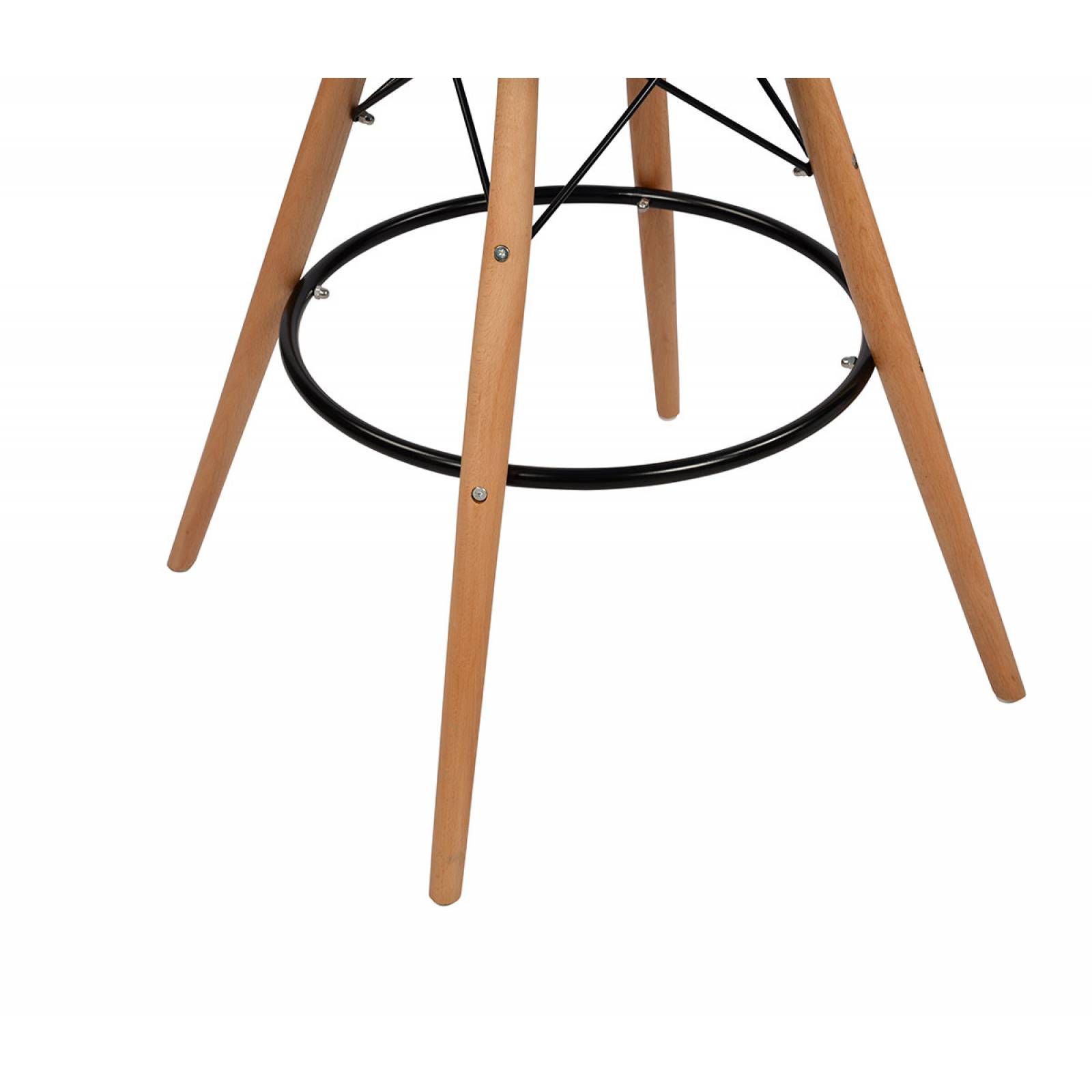 Set de 4 Bancos altos réplica Eames 70 cm Rosa