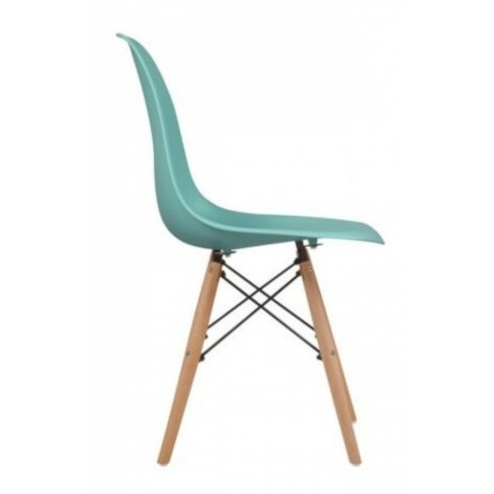Silla De Comedor Réplica Eames   Turquesa