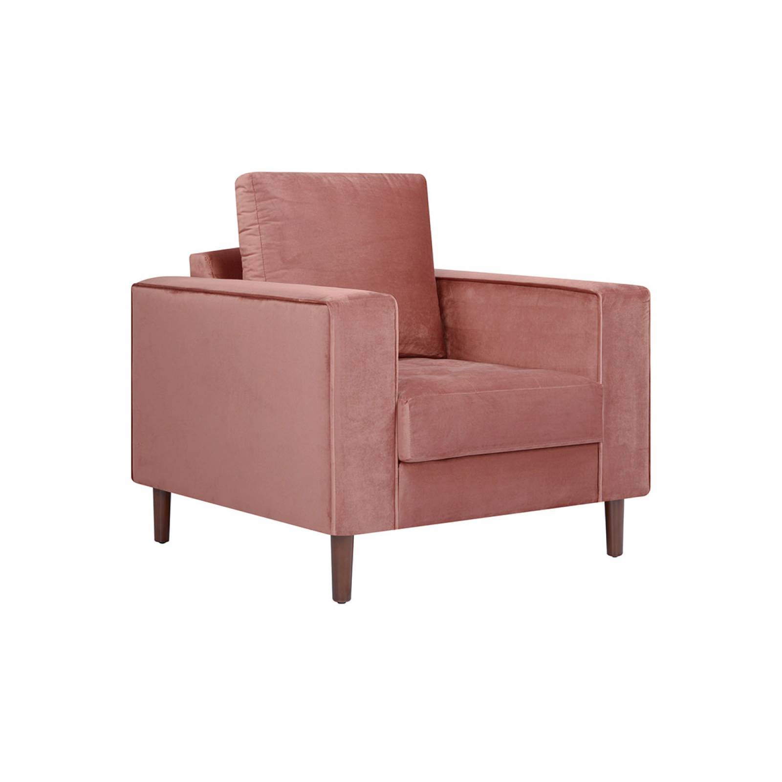 Sillón Landero terciopelo   Rosa