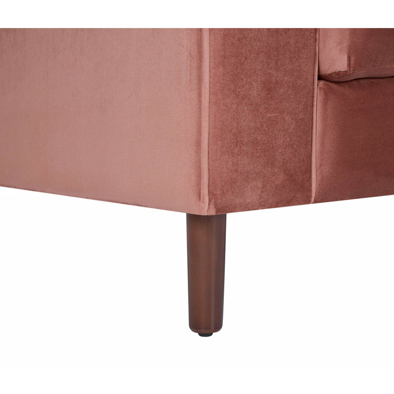 Sillón Landero terciopelo   Rosa