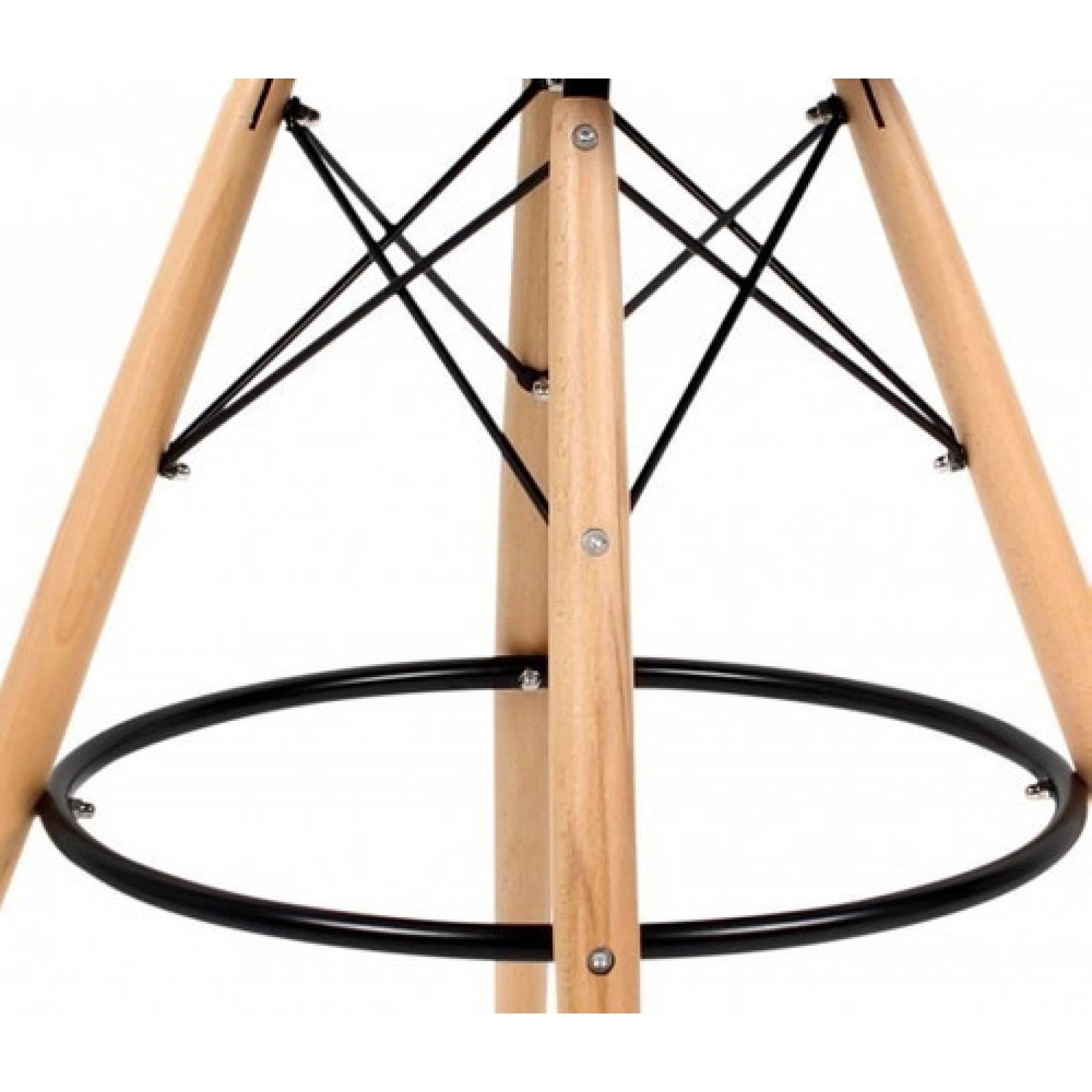 Banco Alto Gaia Eames Multifuncional Negro