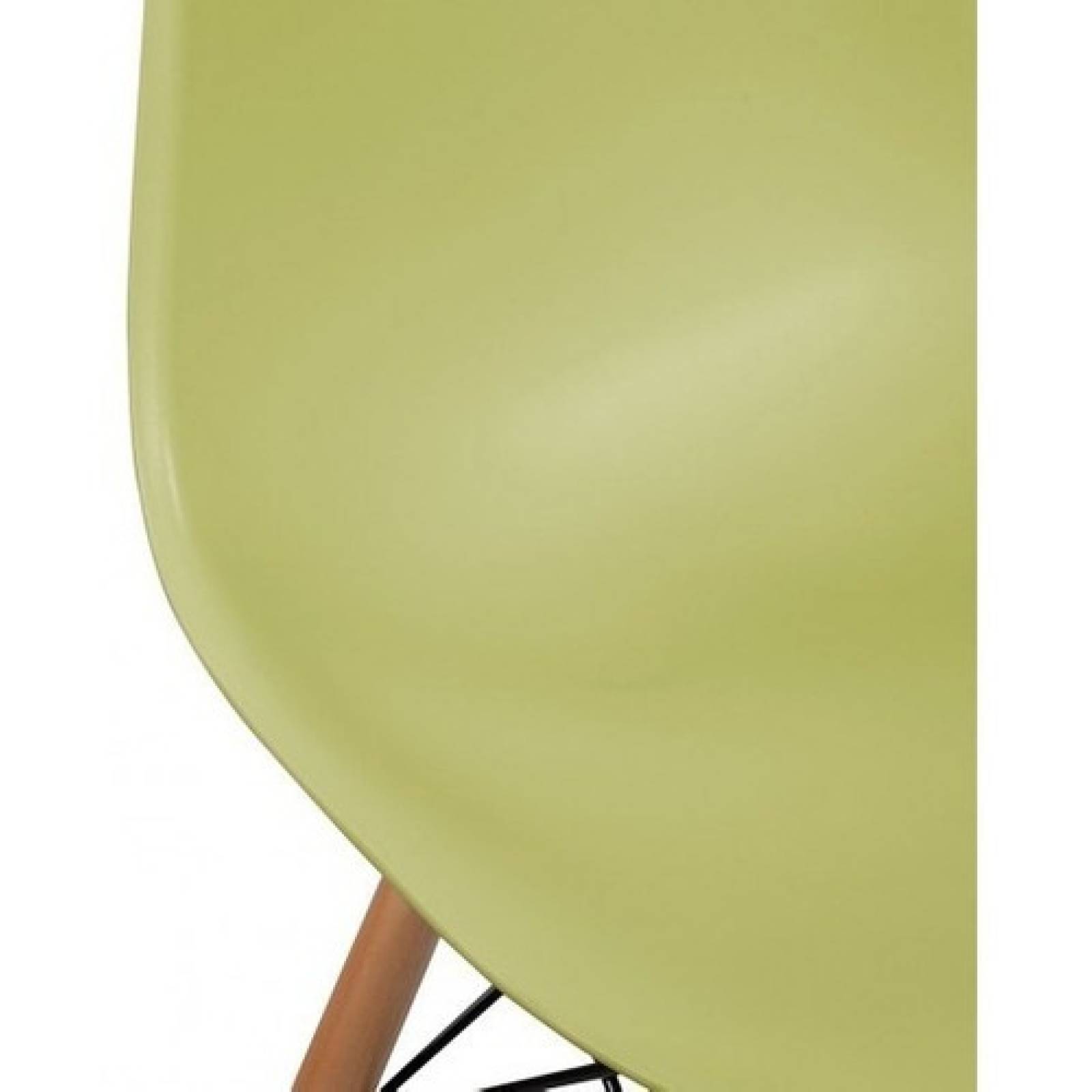 Banco Alto Réplica Eames 70 Cm   Verde