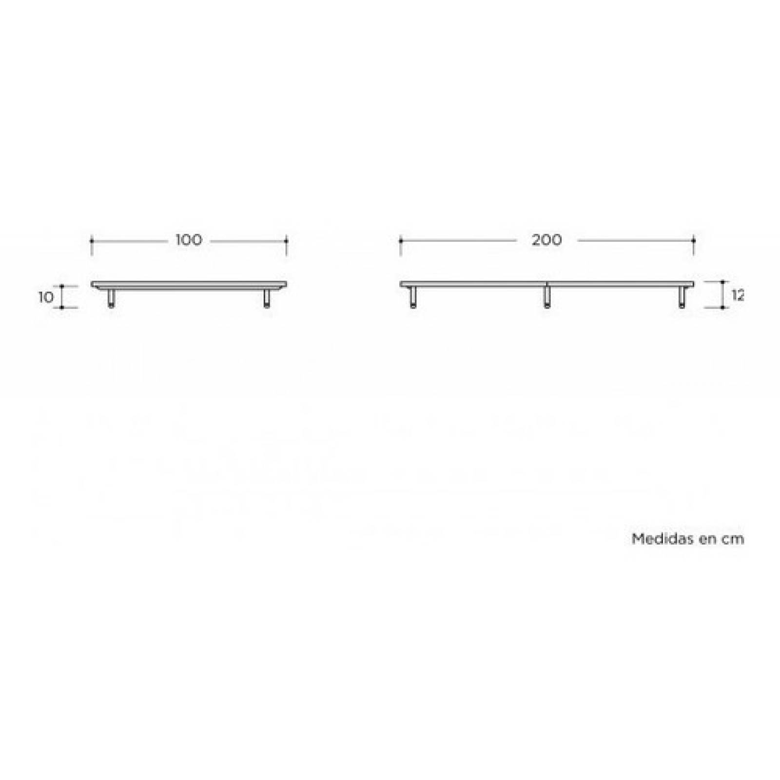 Base De Cama Individual Pani Negro