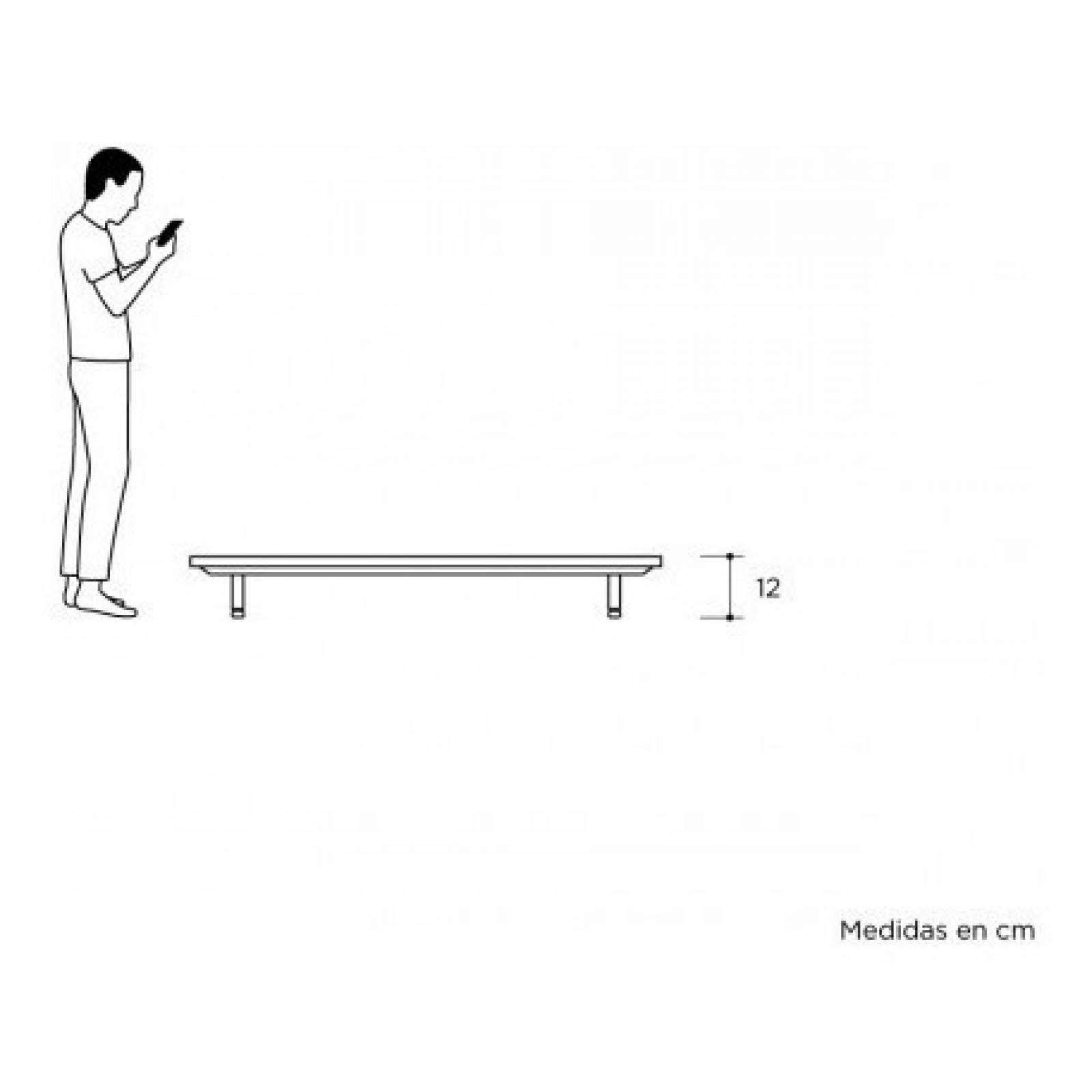 Base De Cama Individual Pani Negro