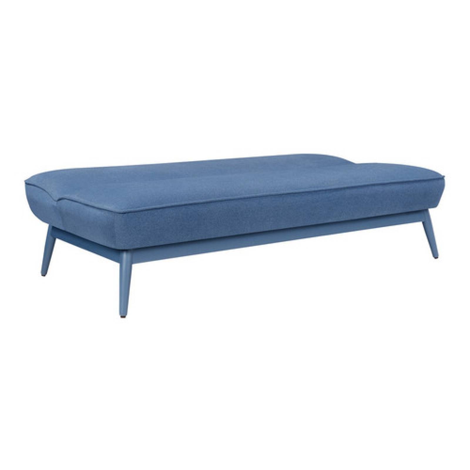 Sofá Cama Gaia Polea Lounge Moderno Minimalista Azul