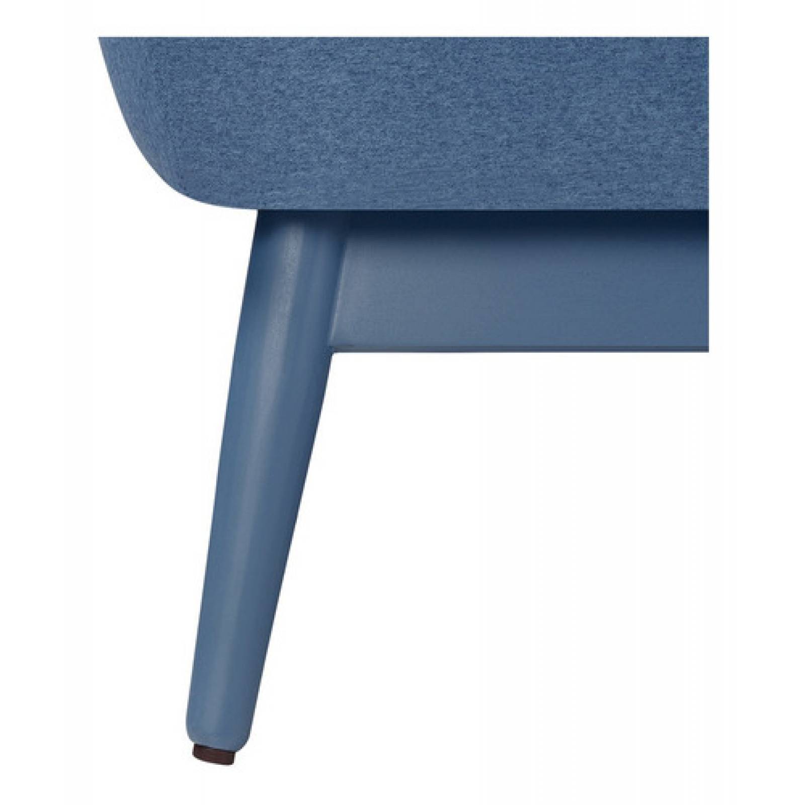 Sofá Cama Gaia Polea Lounge Moderno Minimalista Azul