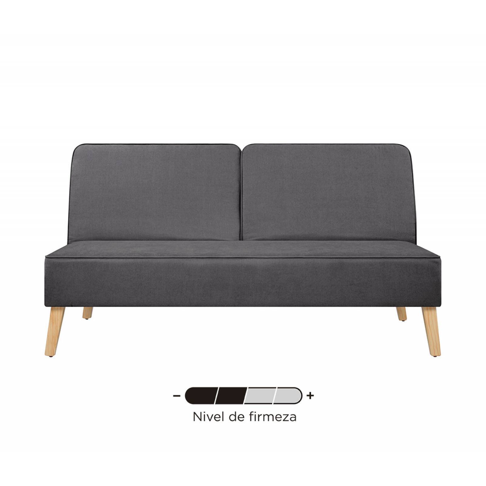 Sofá cama Albacete   Gris oscuro