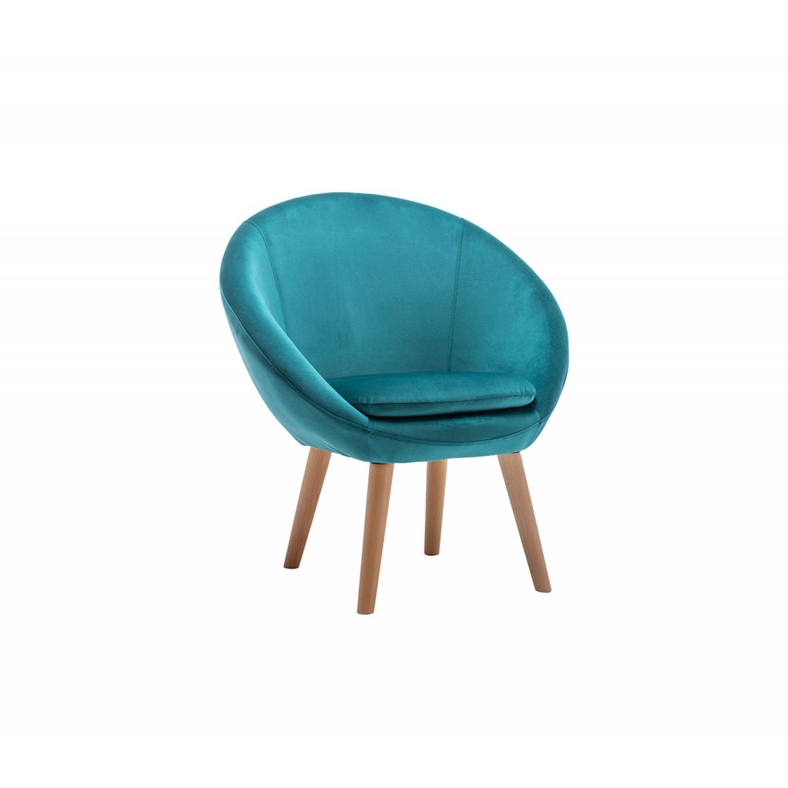 Sillón Zacatelco encino   Azul