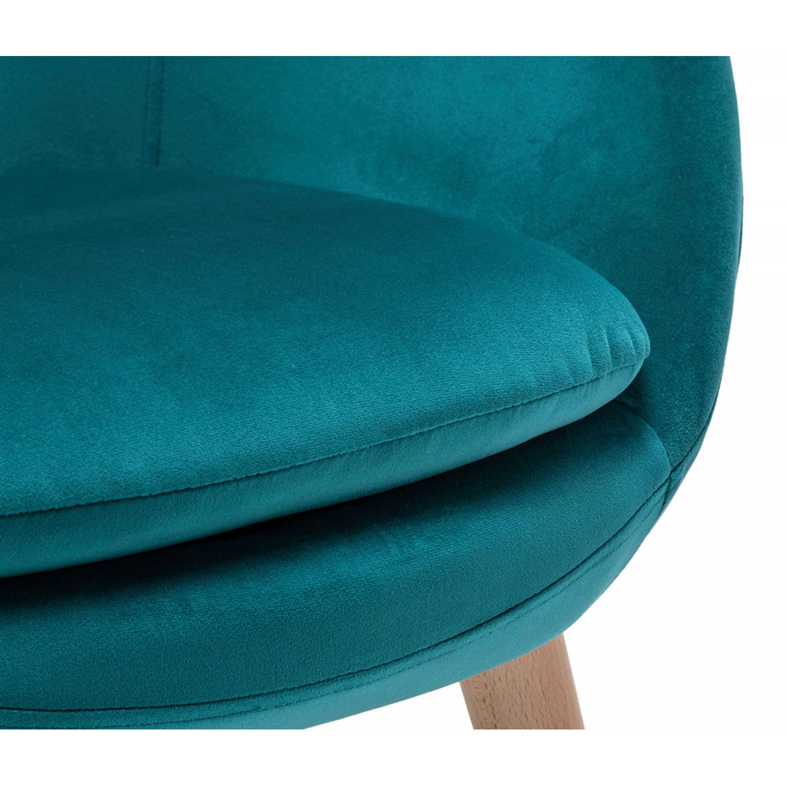 Sillón Zacatelco encino   Azul