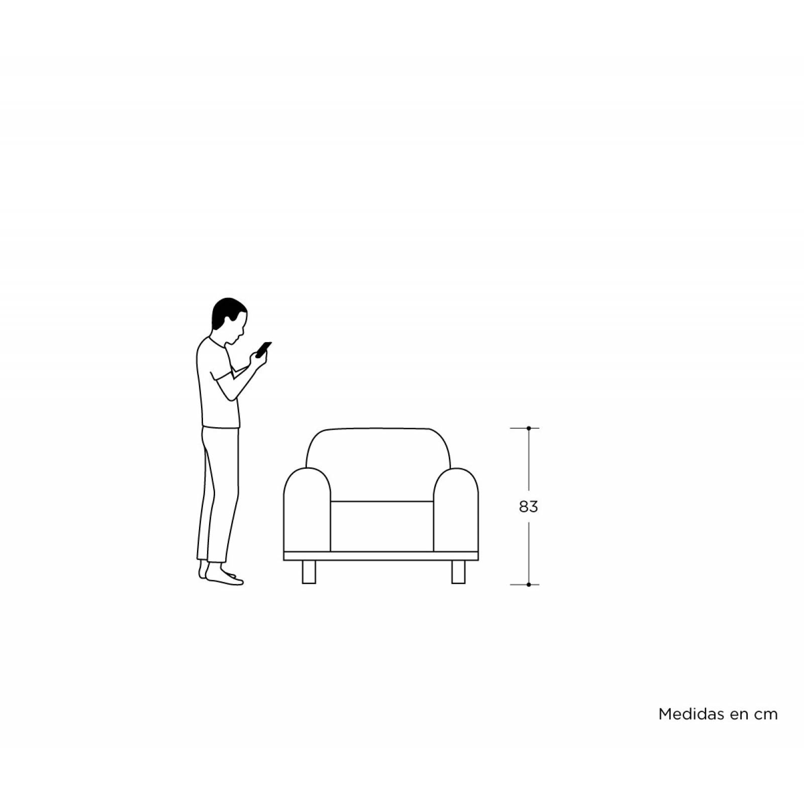 Sillón Brambila   Azul marino