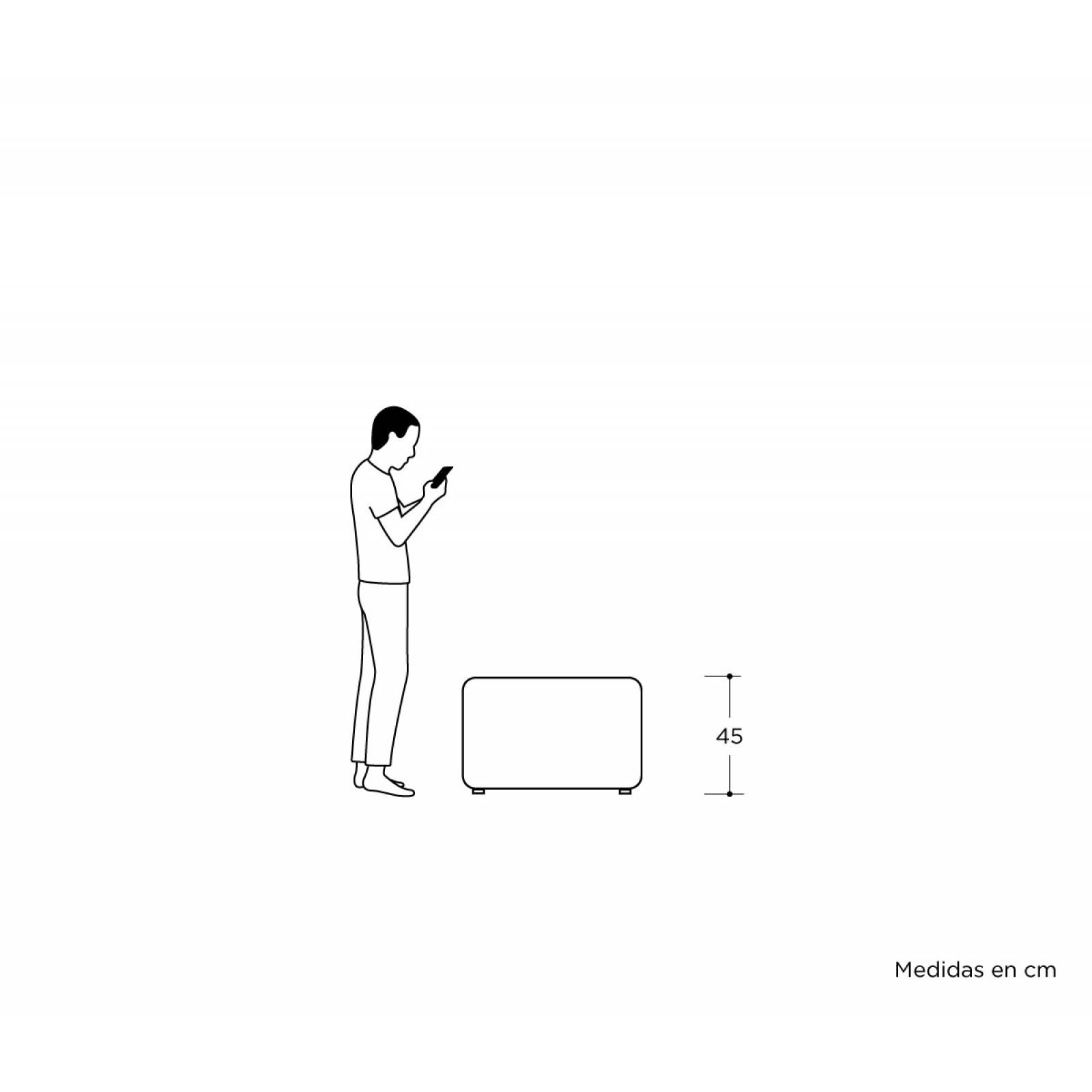 Puff Luna   Turquesa