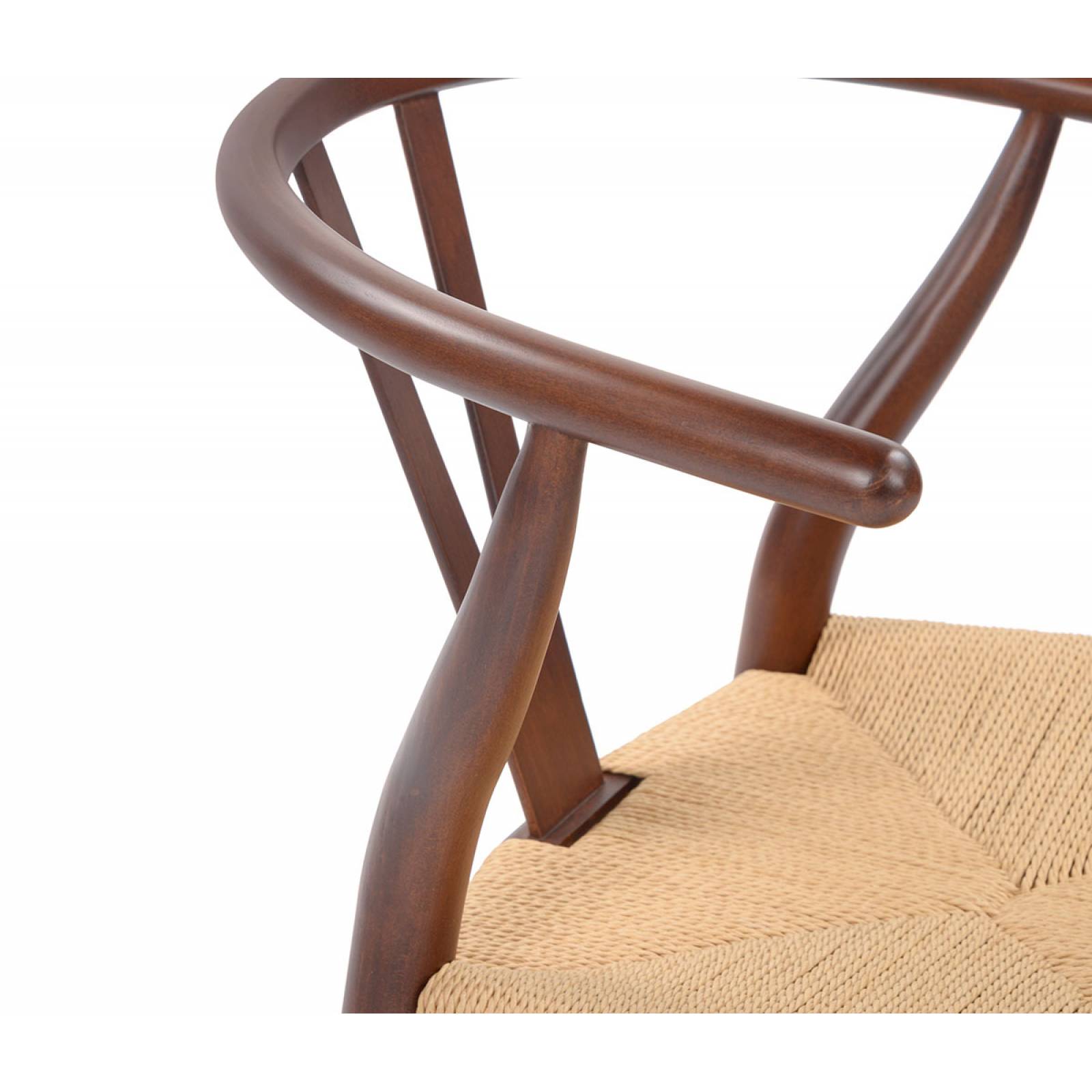 Silla Réplica CH24 Wishbone   Nogal