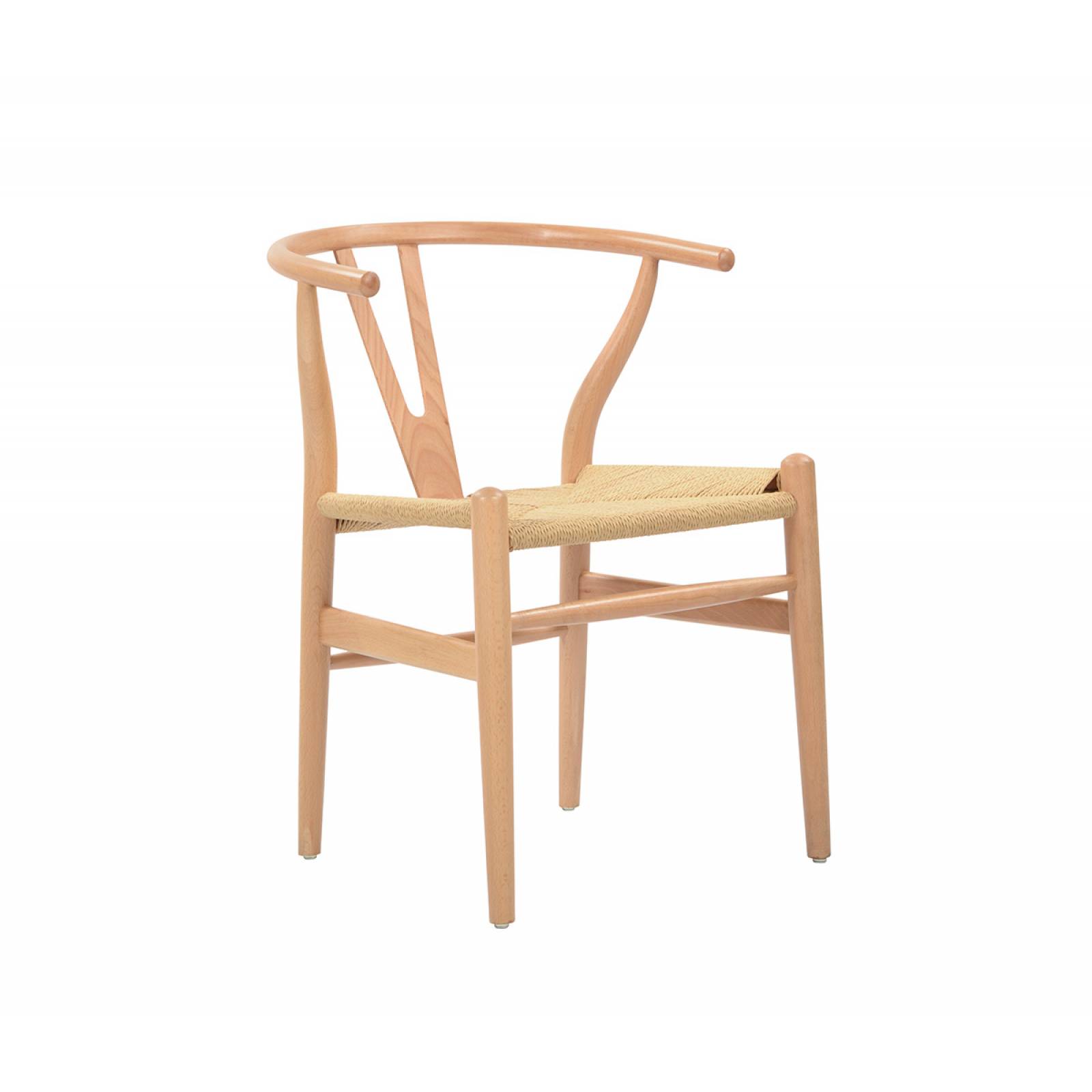 Silla Réplica CH24 Wishbone   Blanco