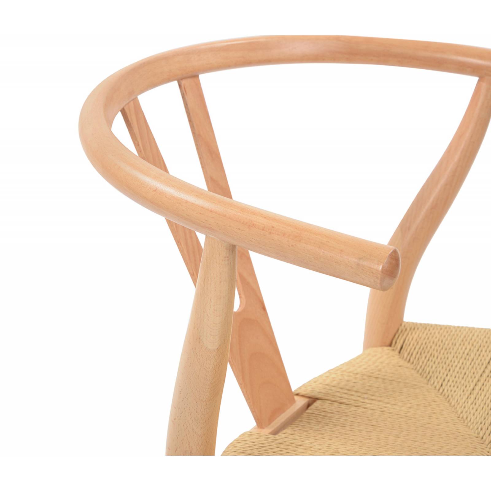 Silla Réplica CH24 Wishbone   Blanco