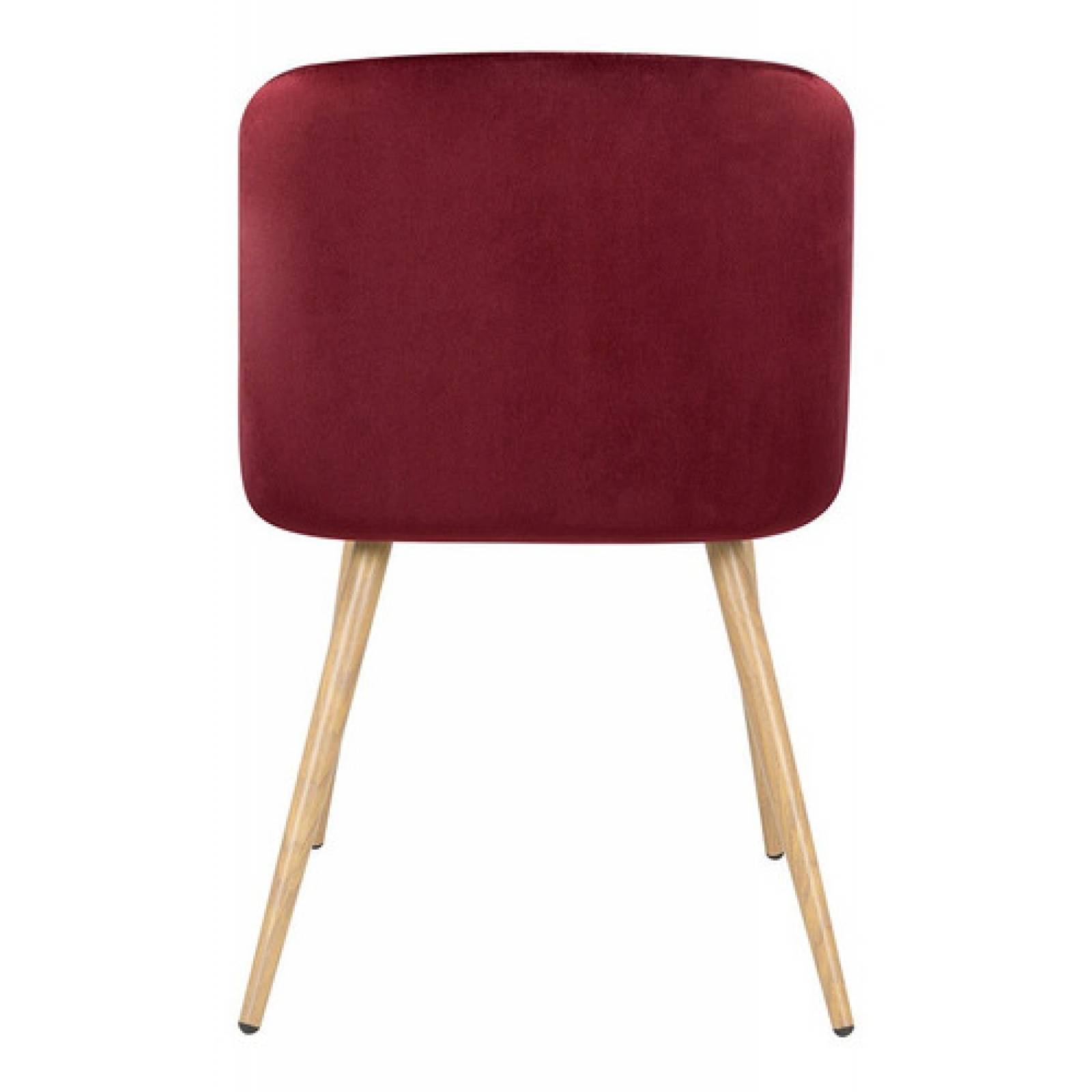 Silla Comedor Tapizada Retro Rolet Encino   Vino