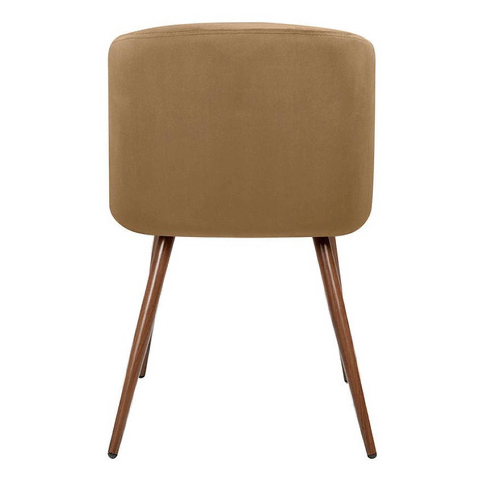 Silla Comedor Tapizada Retro Rolet Nogal Café