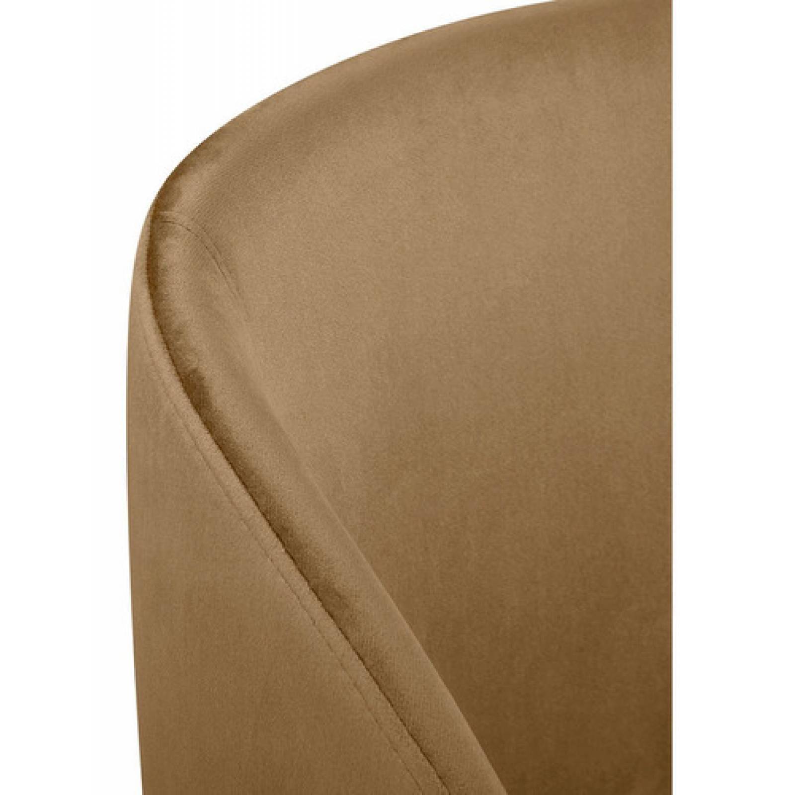 Silla Comedor Tapizada Retro Rolet Nogal Café