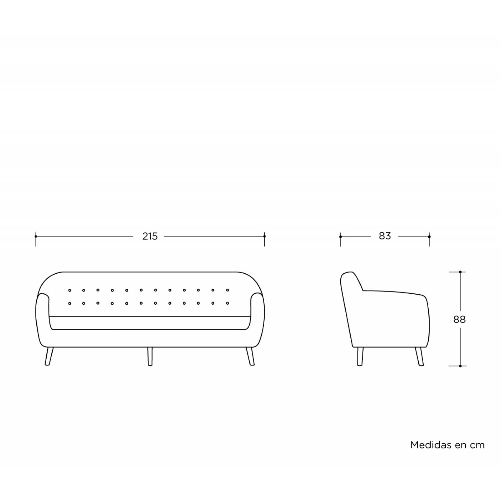 Sofá 3 cuerpos   Sillón San Blas   Verde