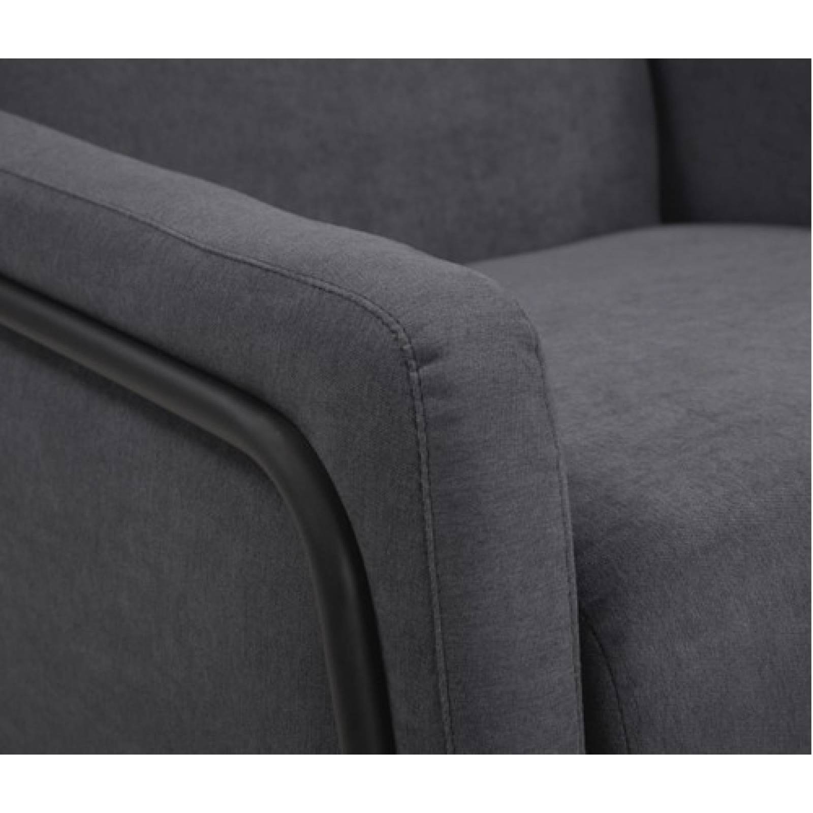 Sillon Gaia Tuxama Lounge Minimalista Moderno Gris Oxford