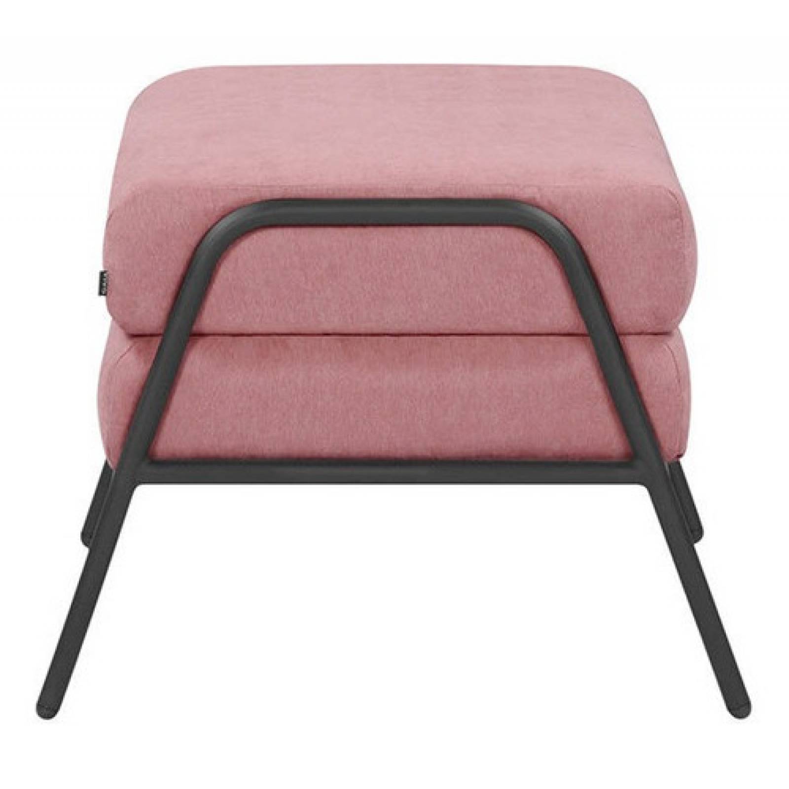 Taburete Gaia Tuxama Lounge Moderno Minimalista Rosa Cenizo