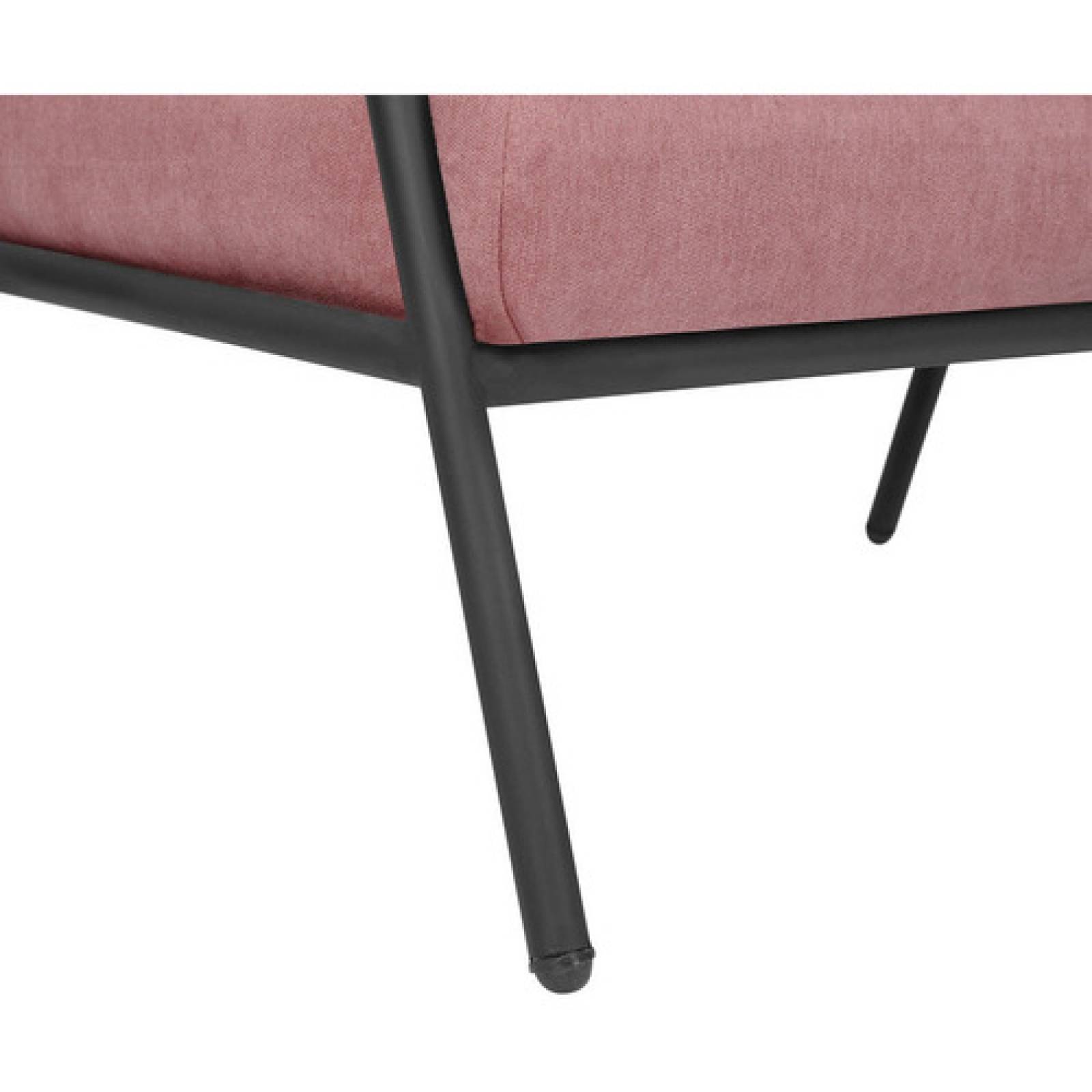 Taburete Gaia Tuxama Lounge Moderno Minimalista Rosa Cenizo