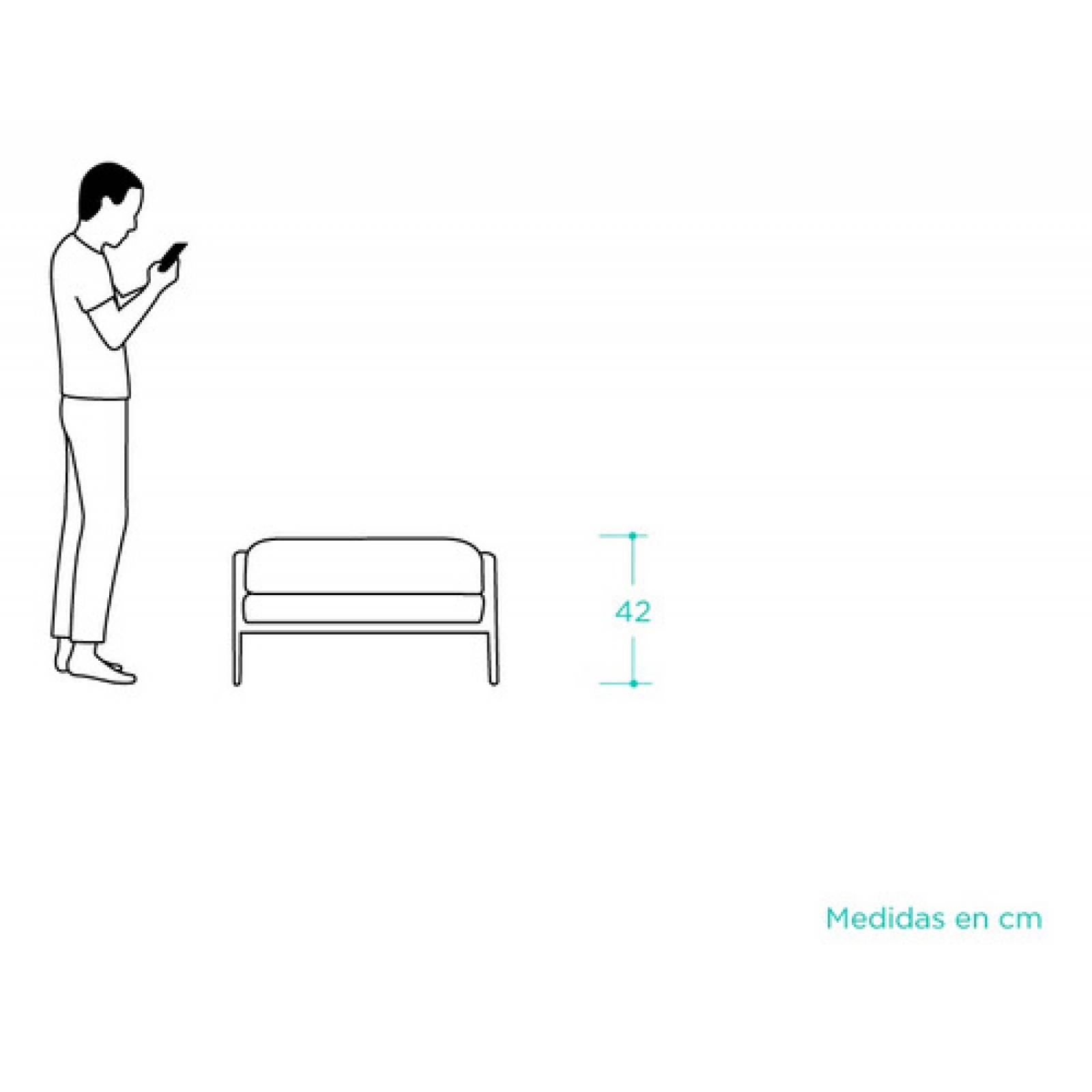 Taburete Gaia Tuxama Lounge Moderno Minimalista Rosa Cenizo