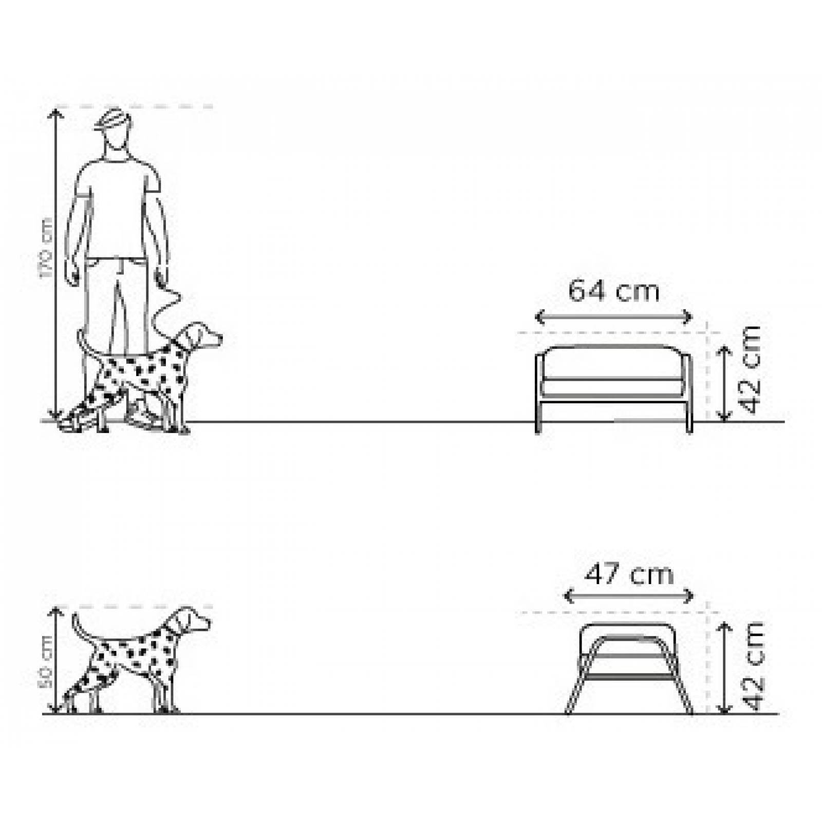 Taburete Gaia Tuxama Lounge Moderno Minimalista Rosa Cenizo
