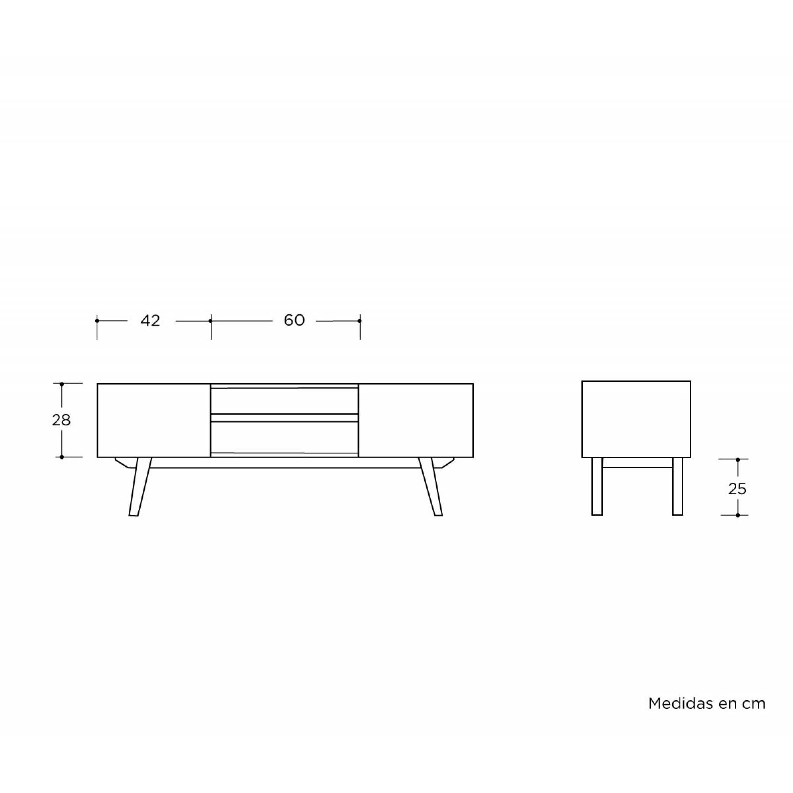Mueble de tv Cuauhtémoc Gris claro