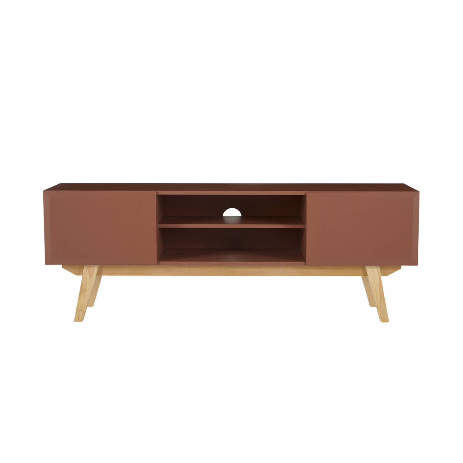 Mueble de tv Cuauhtémoc Terracota liso