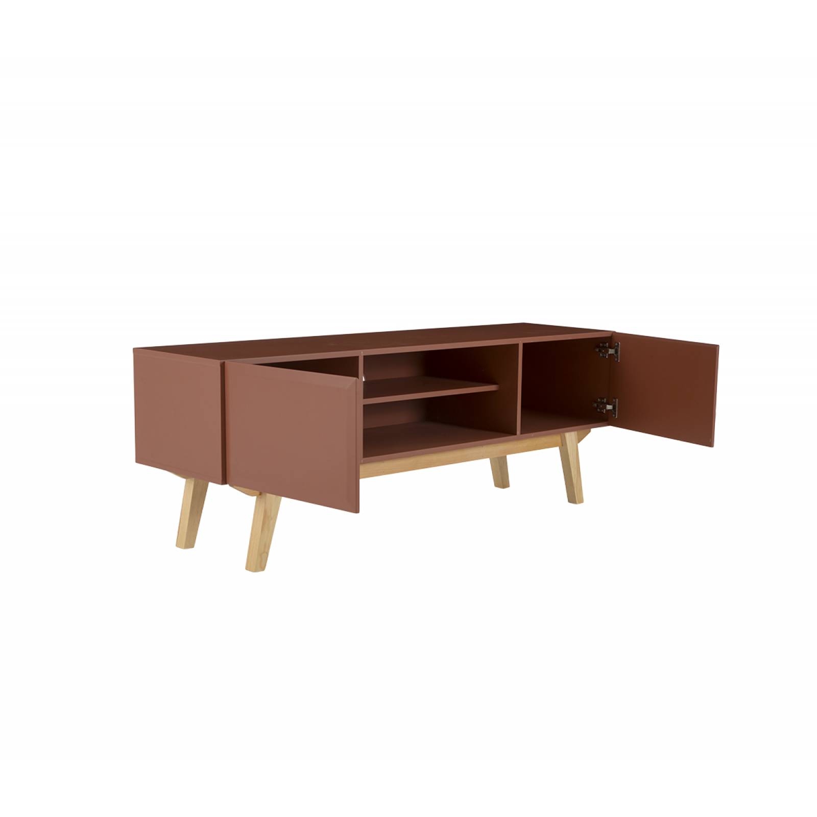 Mueble de tv Cuauhtémoc Terracota liso