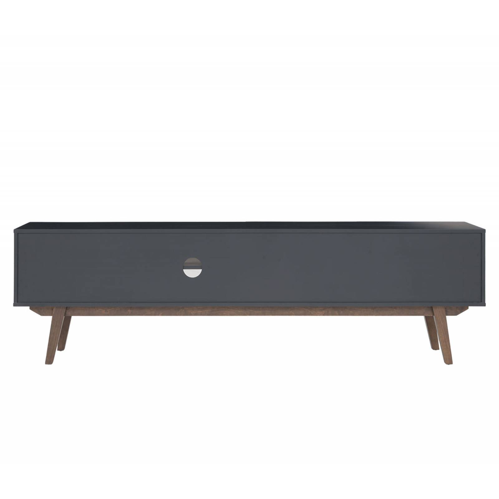 Mueble de tv Cuauhtémoc nogal 200 cm Gris oscuro