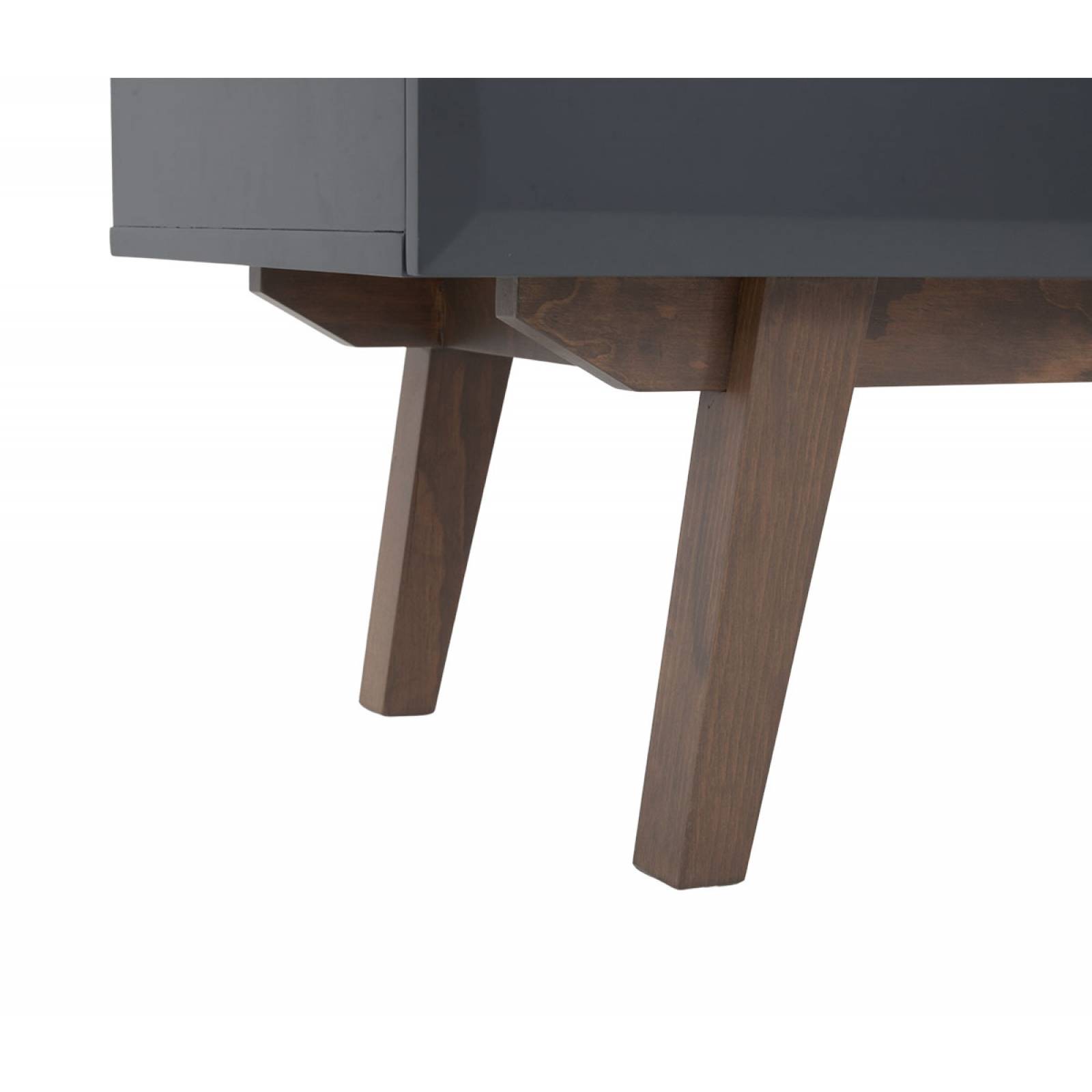 Mueble de tv Cuauhtémoc nogal 200 cm Gris oscuro