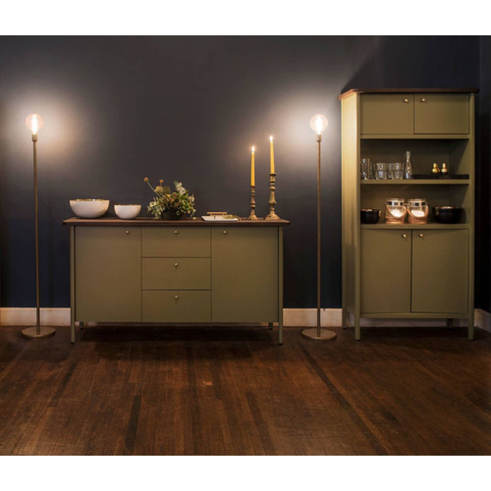 Credenza Comedor Gaia Santo Domingo Vintage Verde