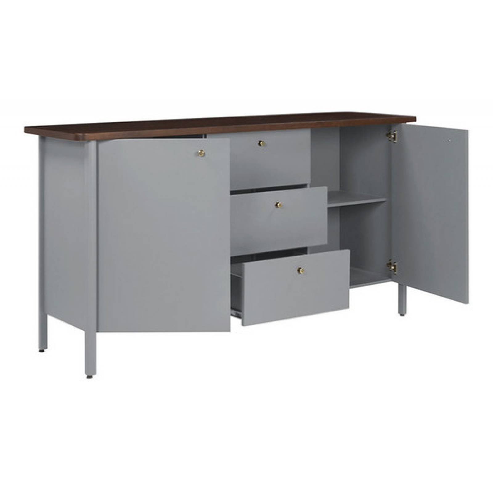 Credenza Comedor Gaia Santo Domingo Vintage Gris