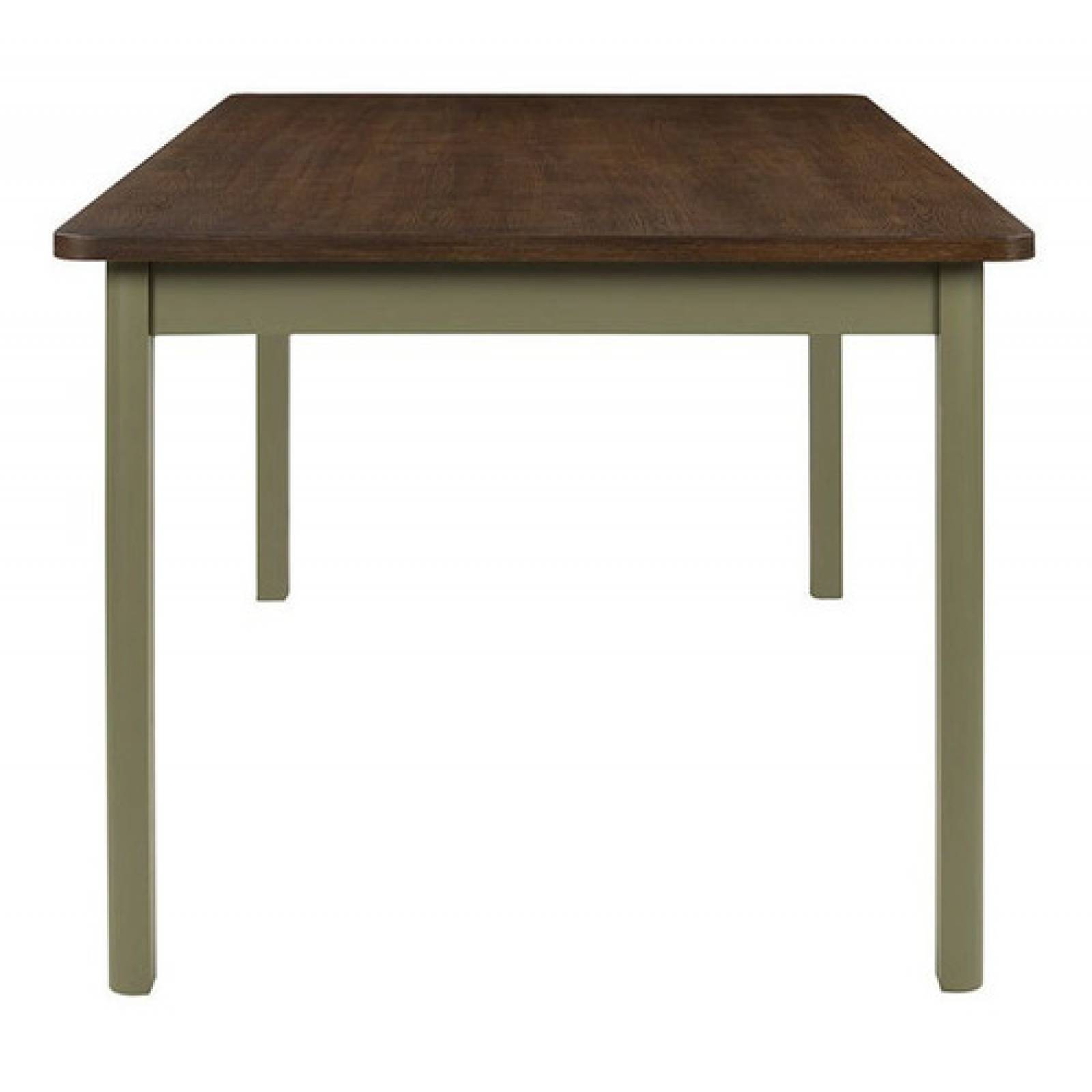Mesa De Comedor Gaia Santo Domingo Rectangular Vintage Verde