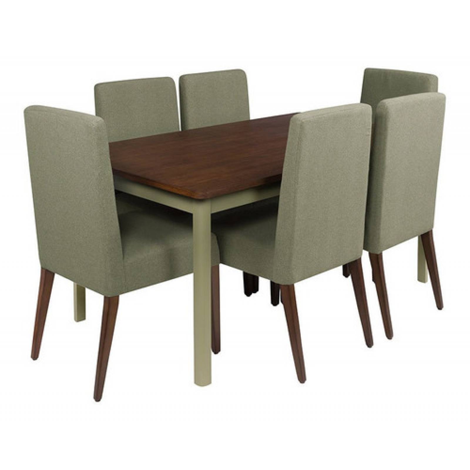 Mesa De Comedor Gaia Santo Domingo Rectangular Vintage Verde